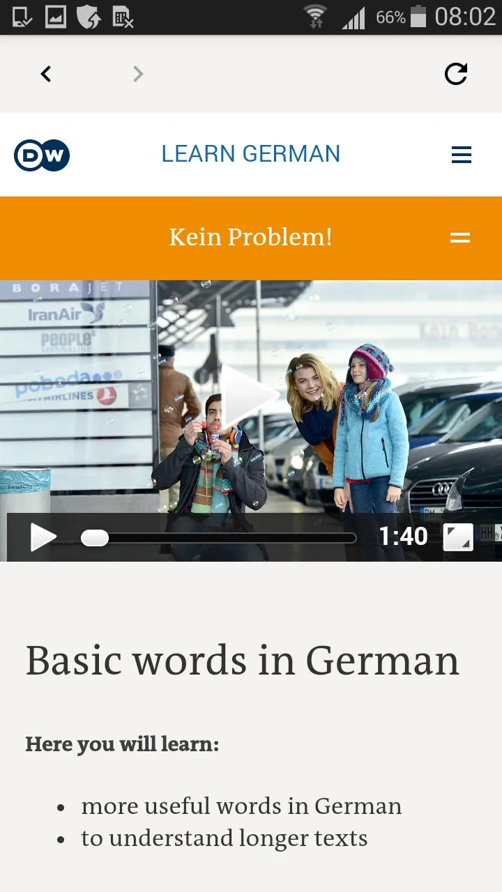 DW Learn German | Indus Appstore | Screenshot