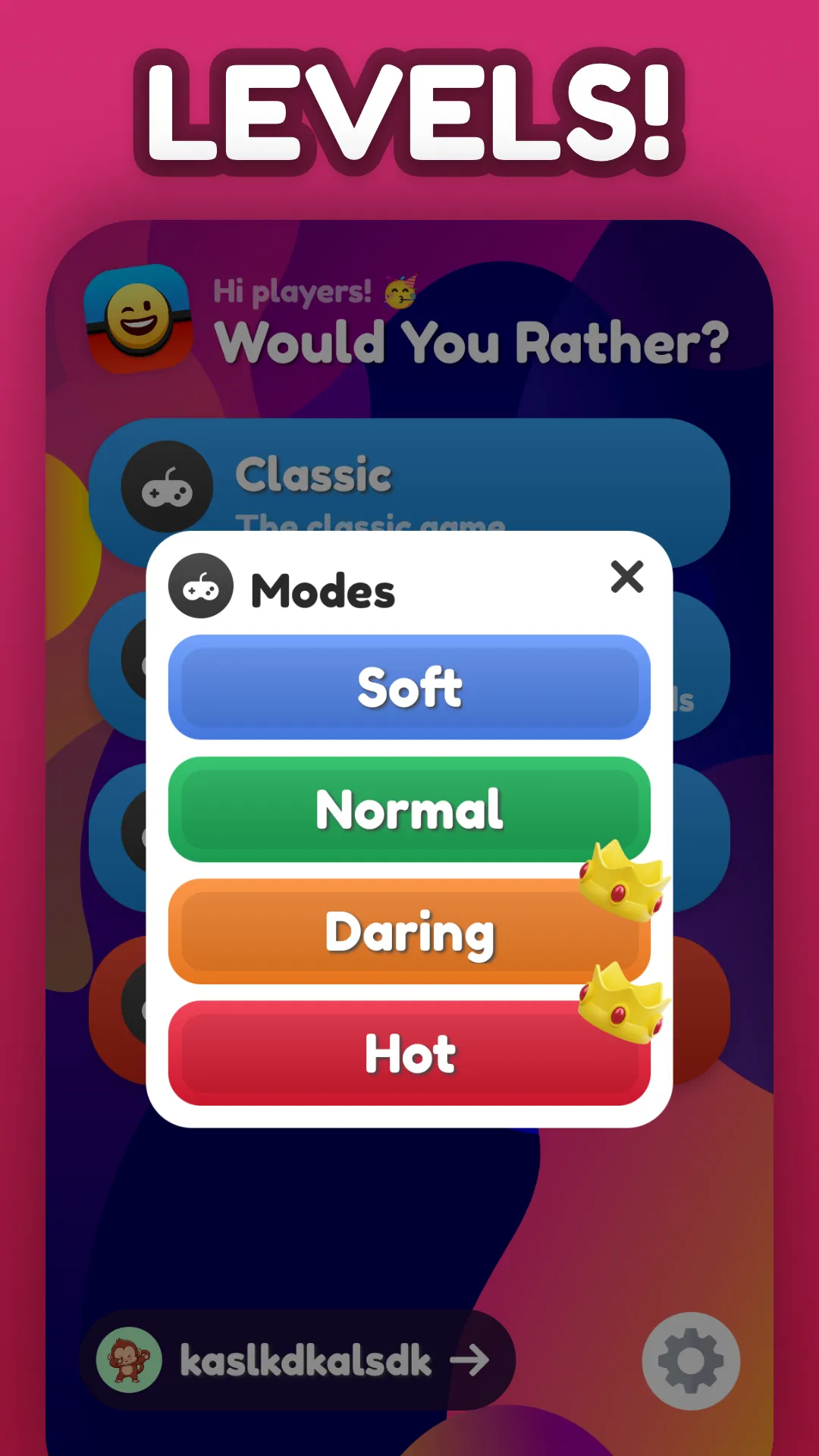 Would You Rather ? | Indus Appstore | Screenshot