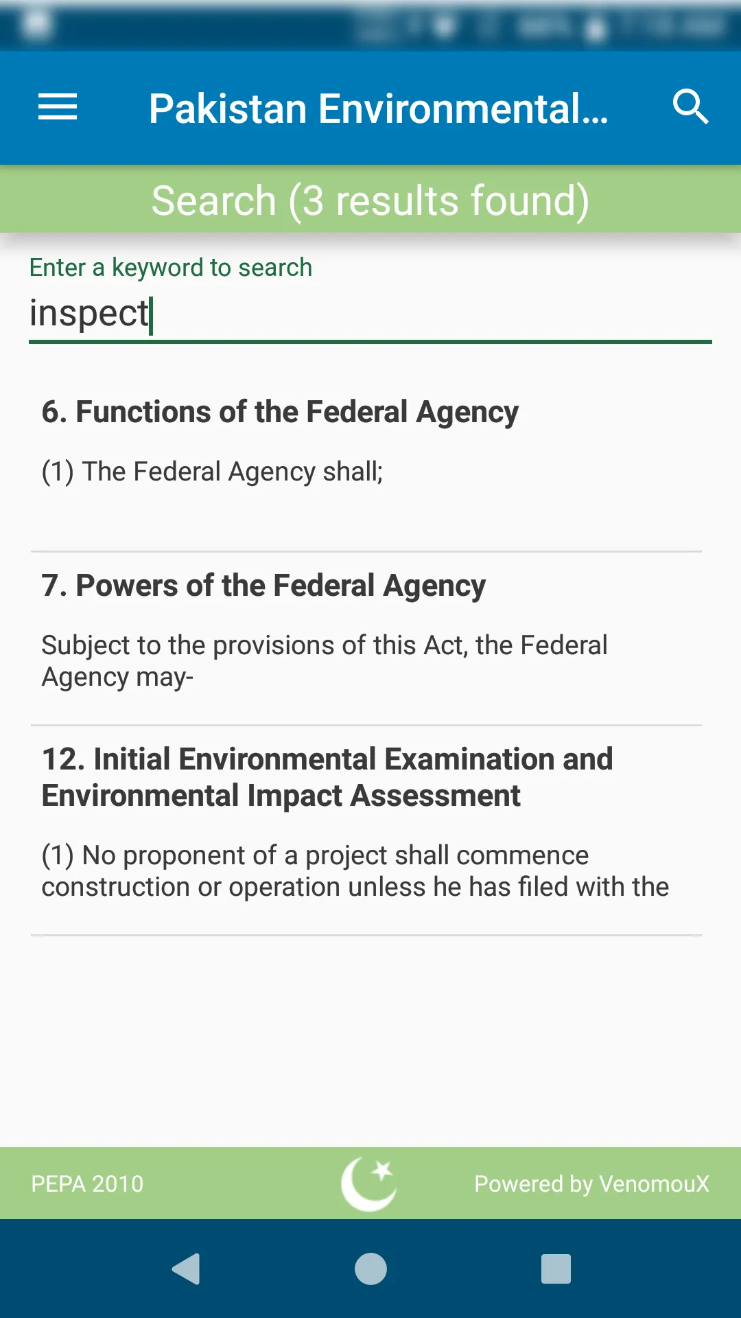 Environmental Protection Act | Indus Appstore | Screenshot