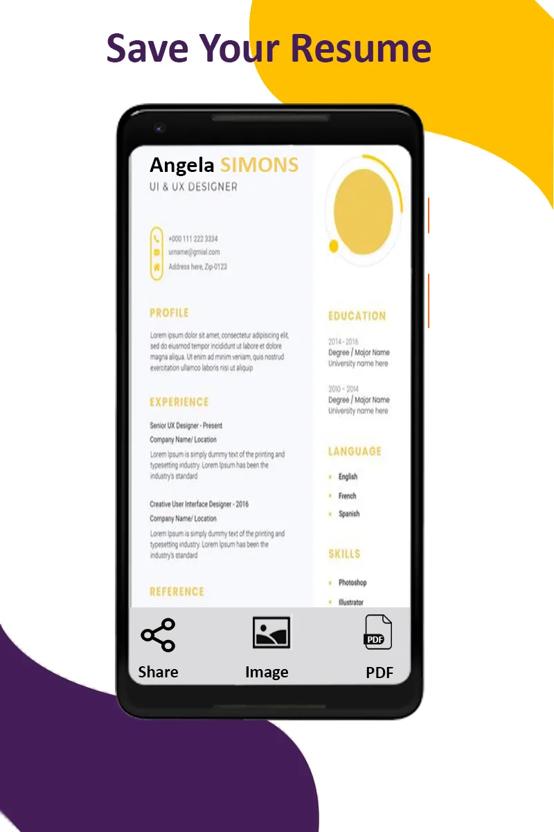 CV Maker App : Resume Maker | Indus Appstore | Screenshot