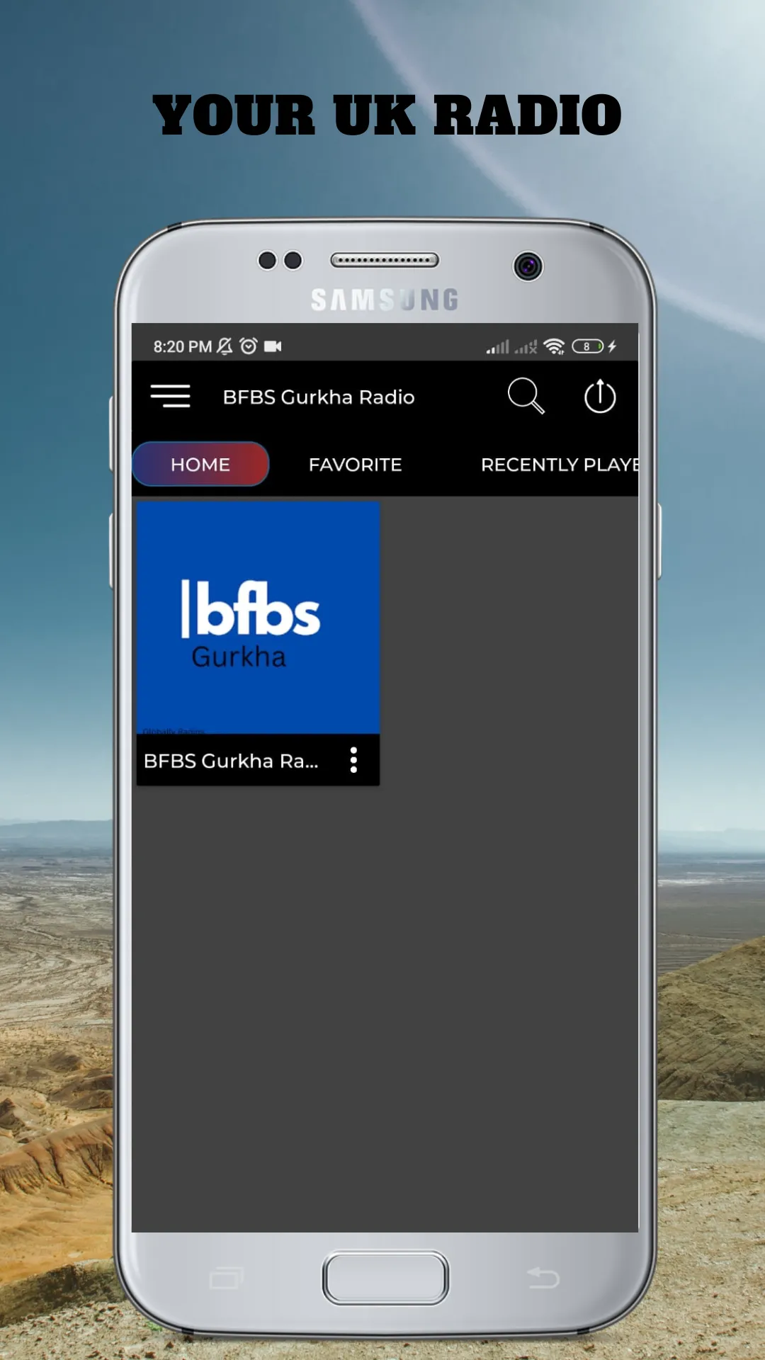 BFBS Gurkha Radio UK App Live | Indus Appstore | Screenshot