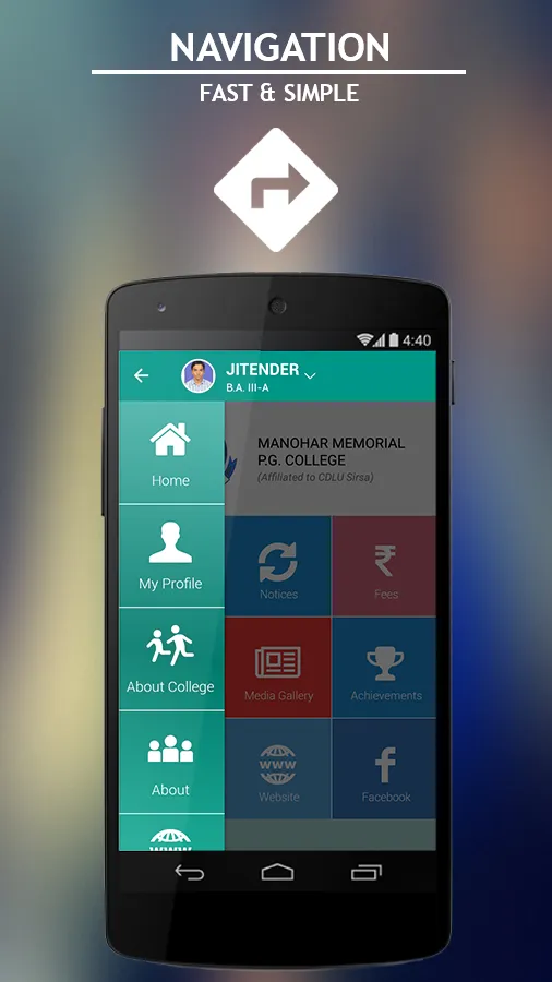 Manohar Memorial P.G. College  | Indus Appstore | Screenshot