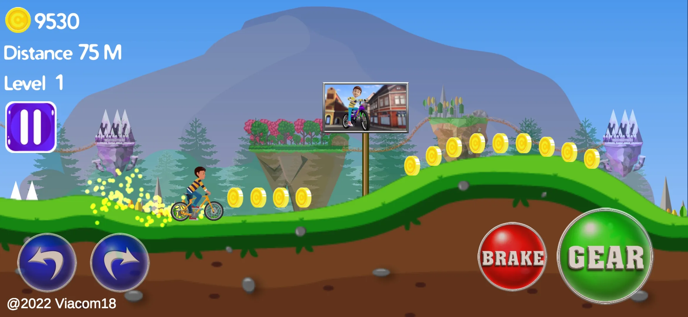 Rudra Offroad Bicycle Racer | Indus Appstore | Screenshot