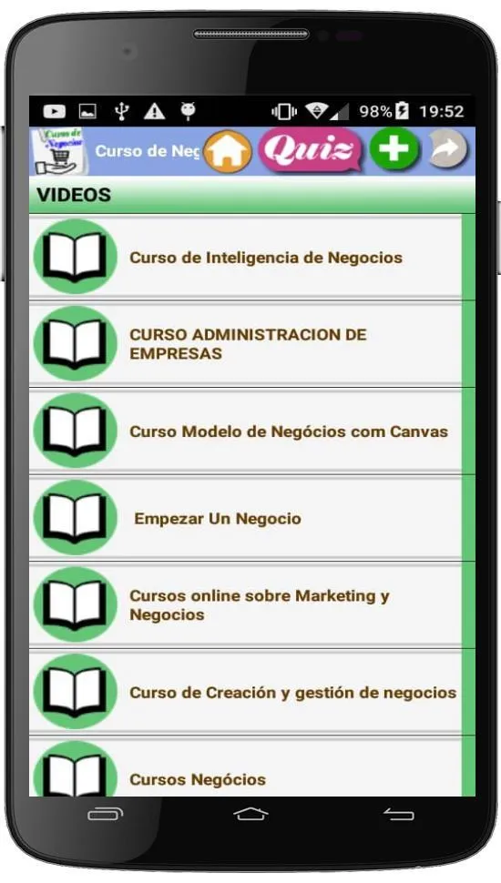 Curso de Negocios | Indus Appstore | Screenshot