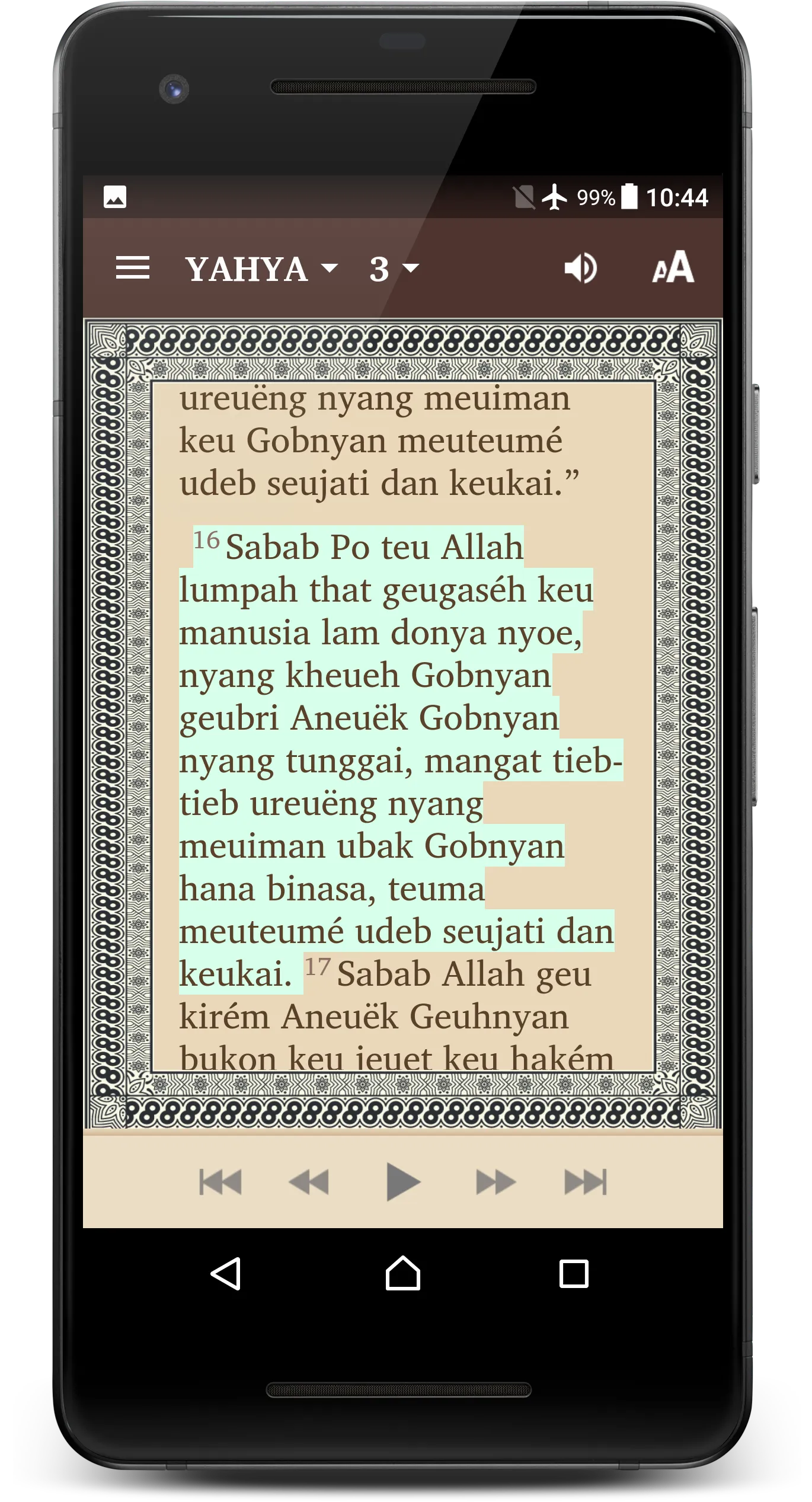 Alkitab, Haba Gét, Bahasa Acèh | Indus Appstore | Screenshot