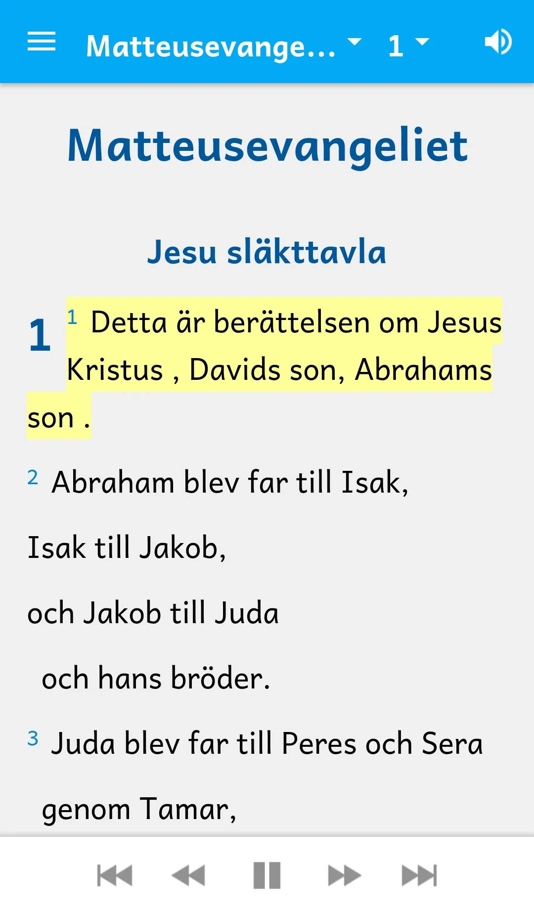 Swedish SSF Bible | Indus Appstore | Screenshot