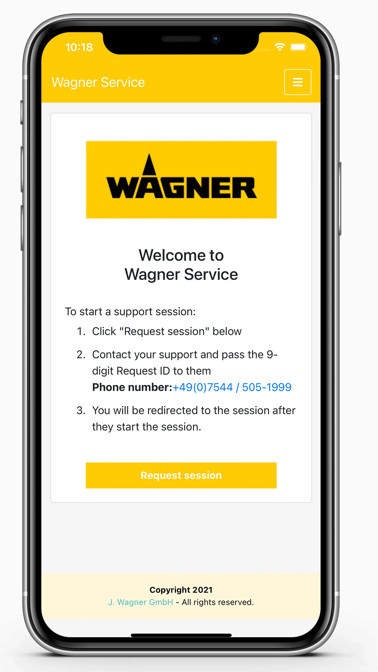 WAGNER Service | Indus Appstore | Screenshot