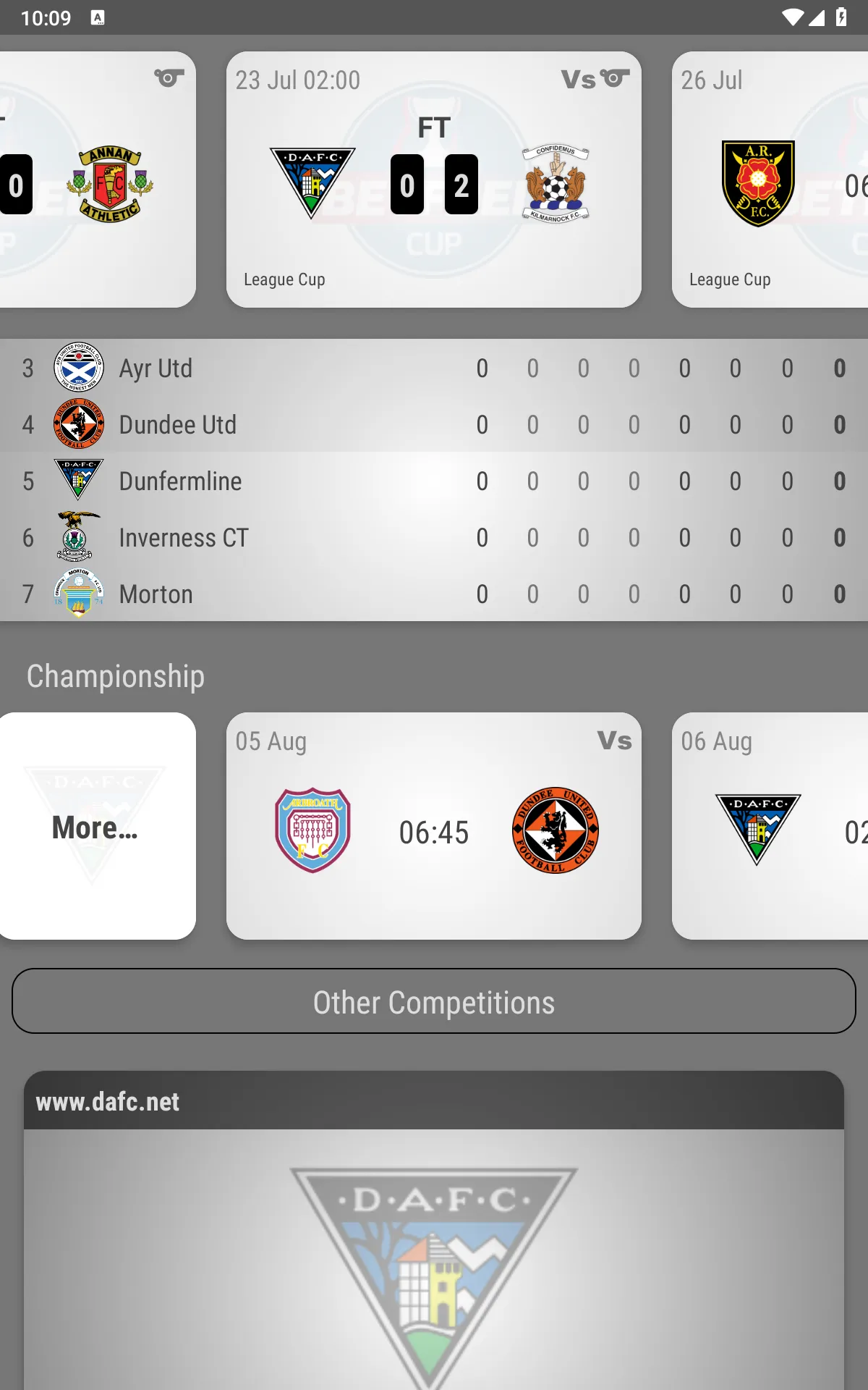 Dunfermline Athletic Fan App | Indus Appstore | Screenshot