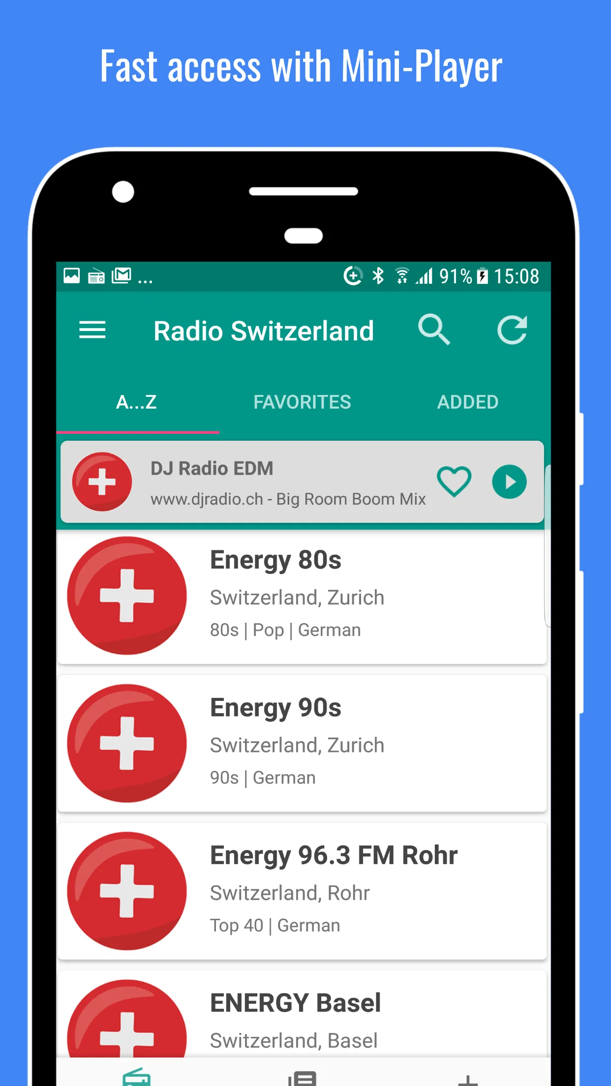 Radio Switzerland | Indus Appstore | Screenshot