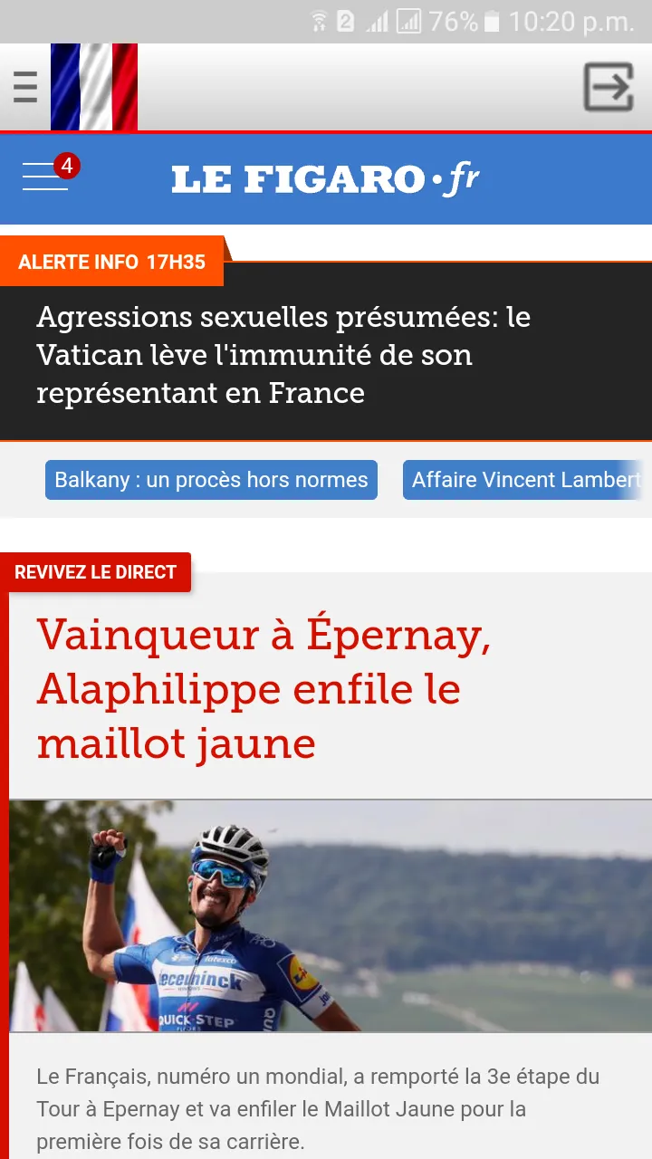 France Newspapers | Indus Appstore | Screenshot