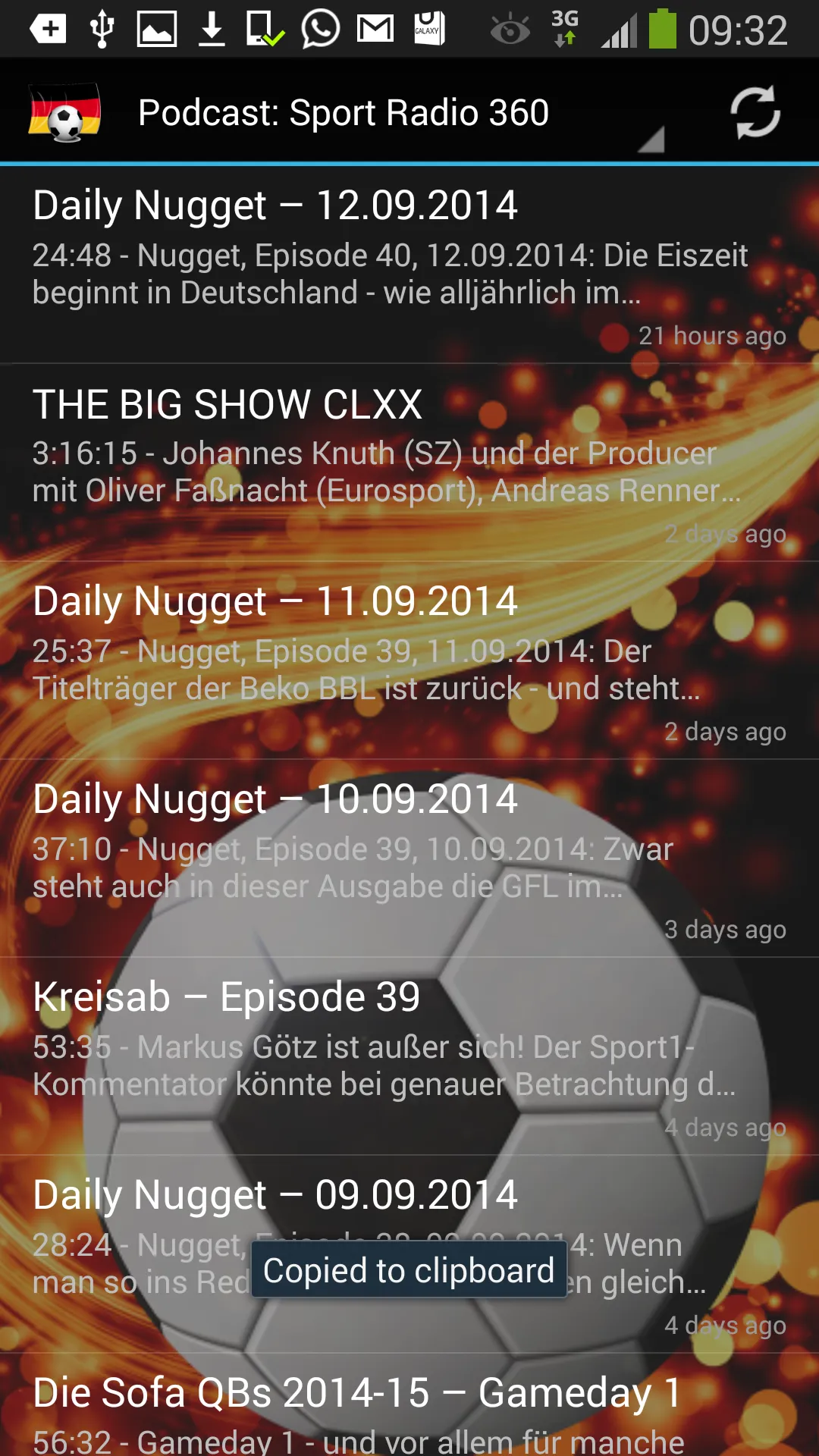 Sport Radio Deutschland | Indus Appstore | Screenshot