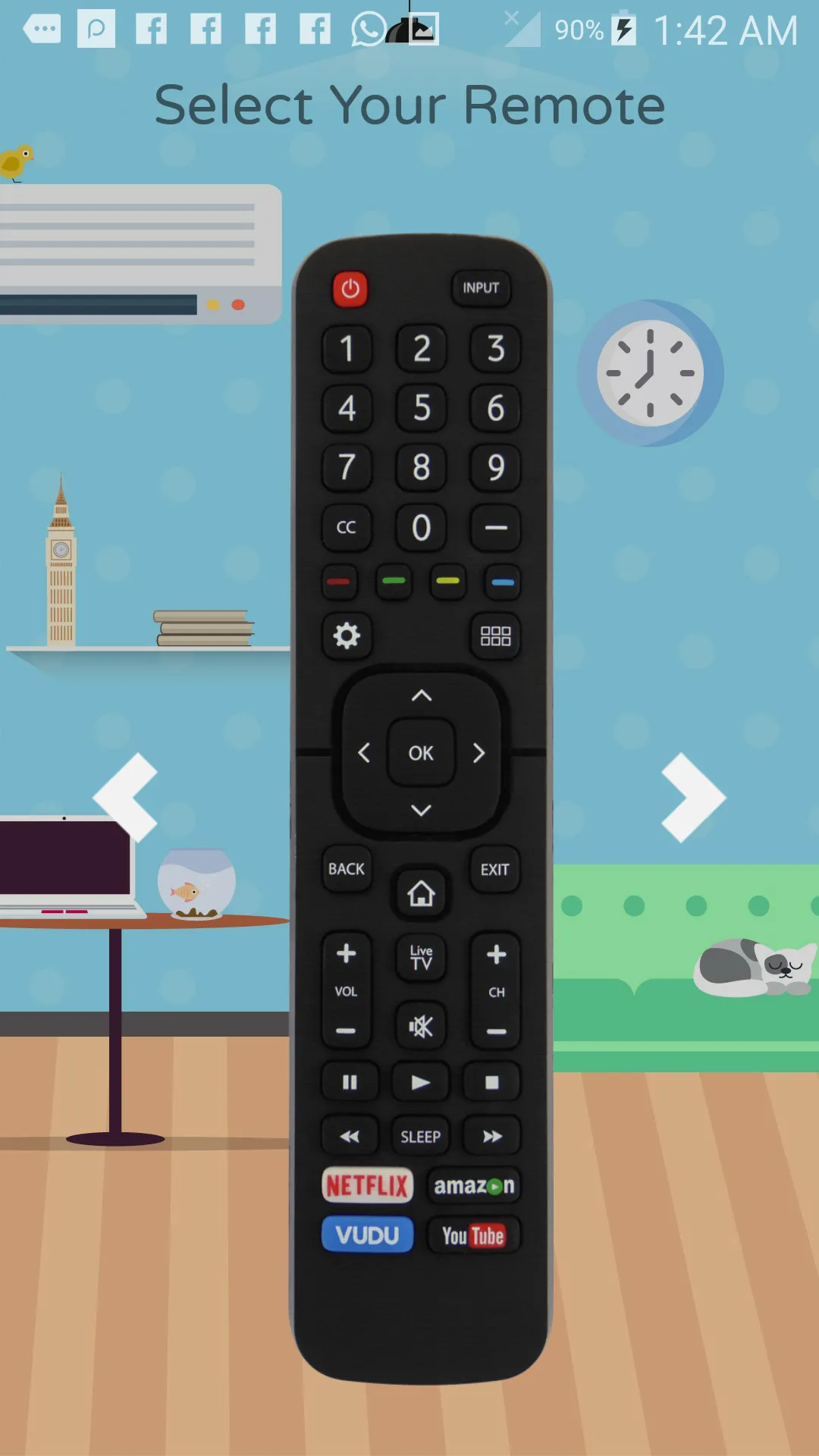 Remote For Hisense TV -WiFi/IR | Indus Appstore | Screenshot