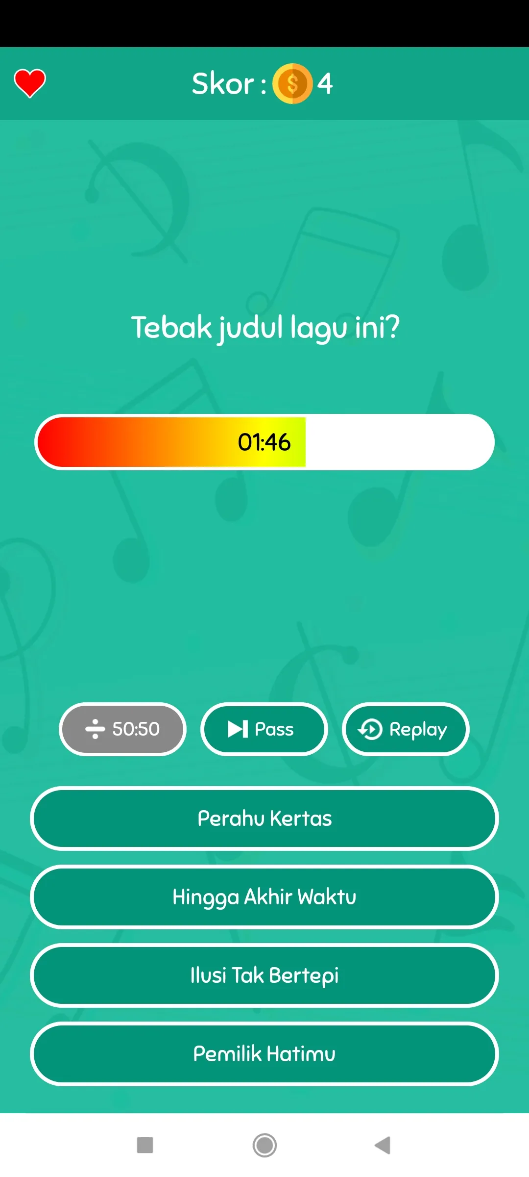 Game Tebak Lagu | Indus Appstore | Screenshot