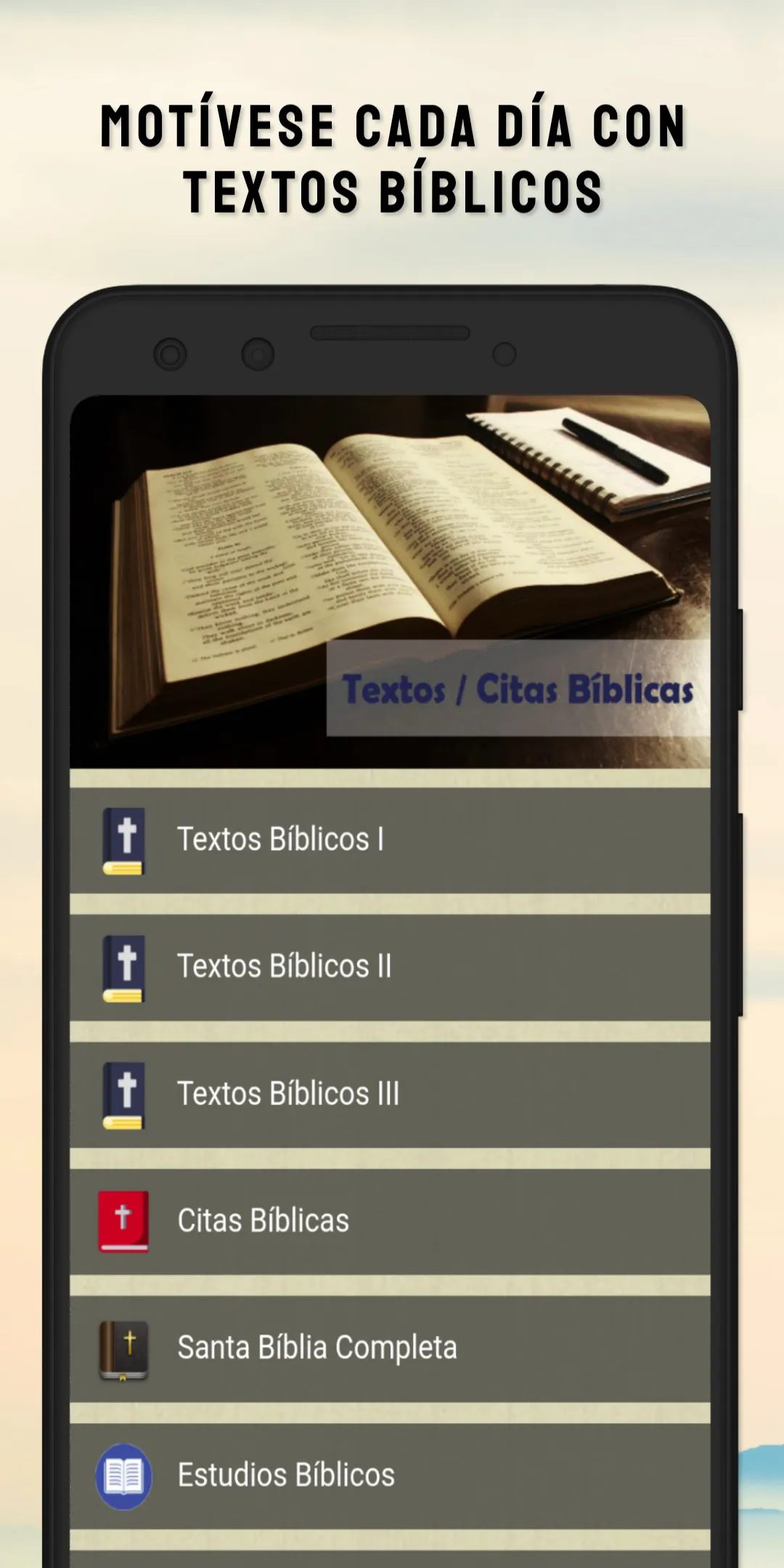 Textos bíblicos con imágenes | Indus Appstore | Screenshot