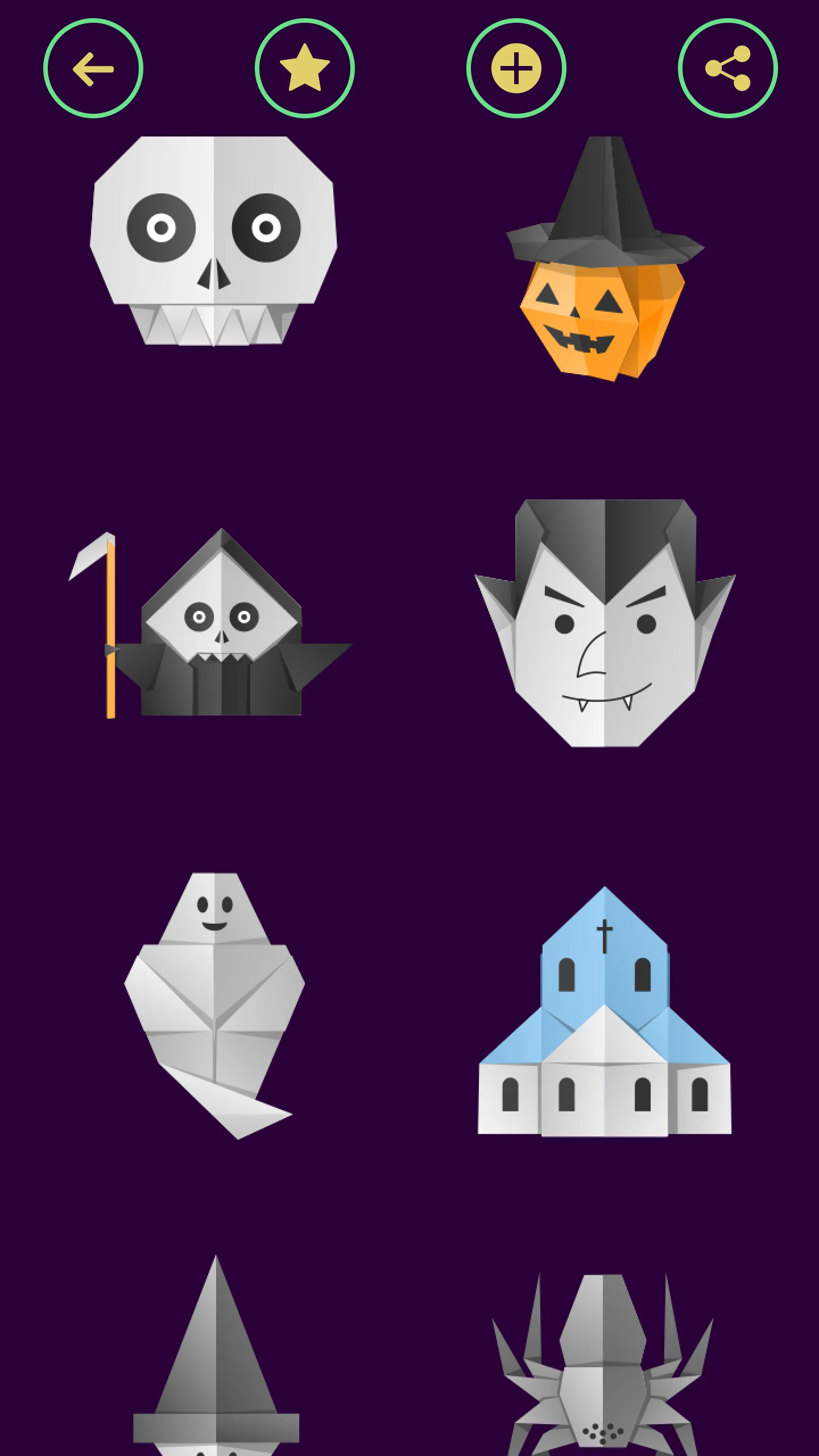 Origami Halloween From Paper | Indus Appstore | Screenshot