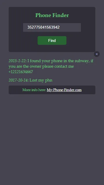 Find my phone - IMEI Tracker | Indus Appstore | Screenshot