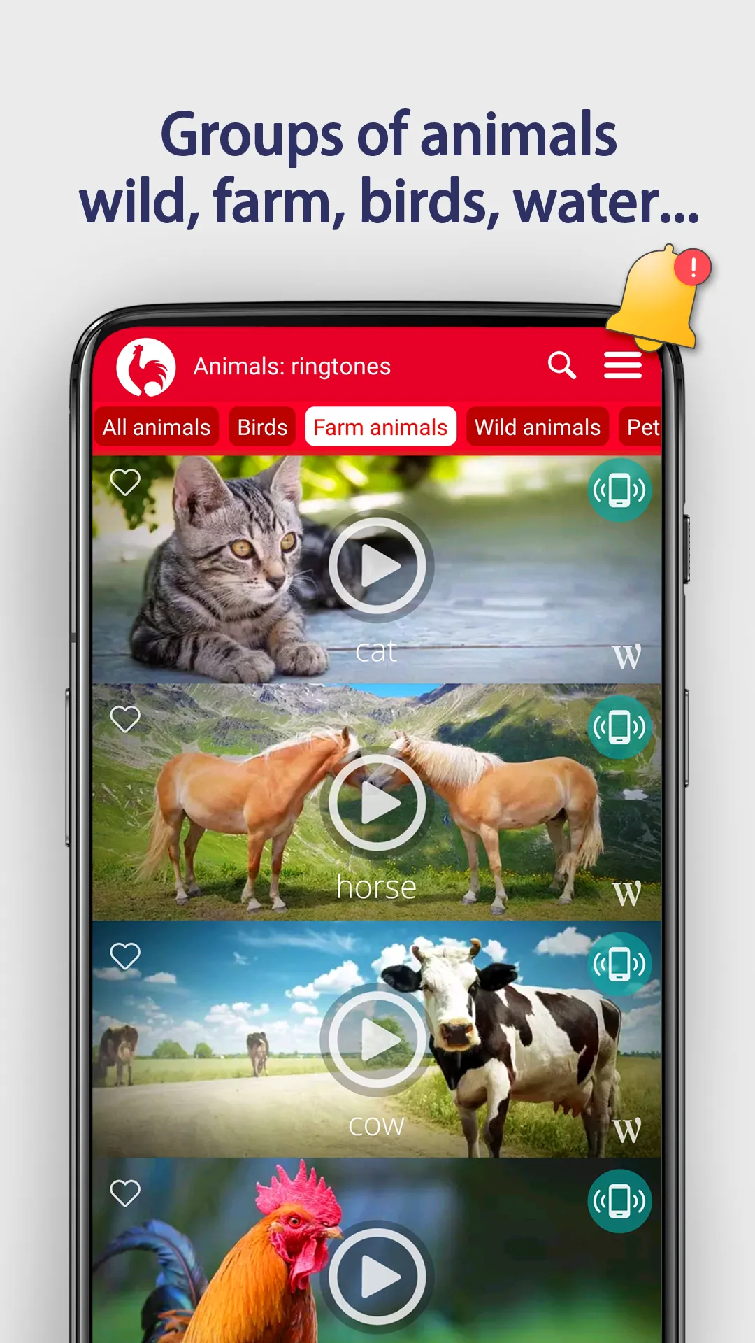 Animals Ringtones | Indus Appstore | Screenshot