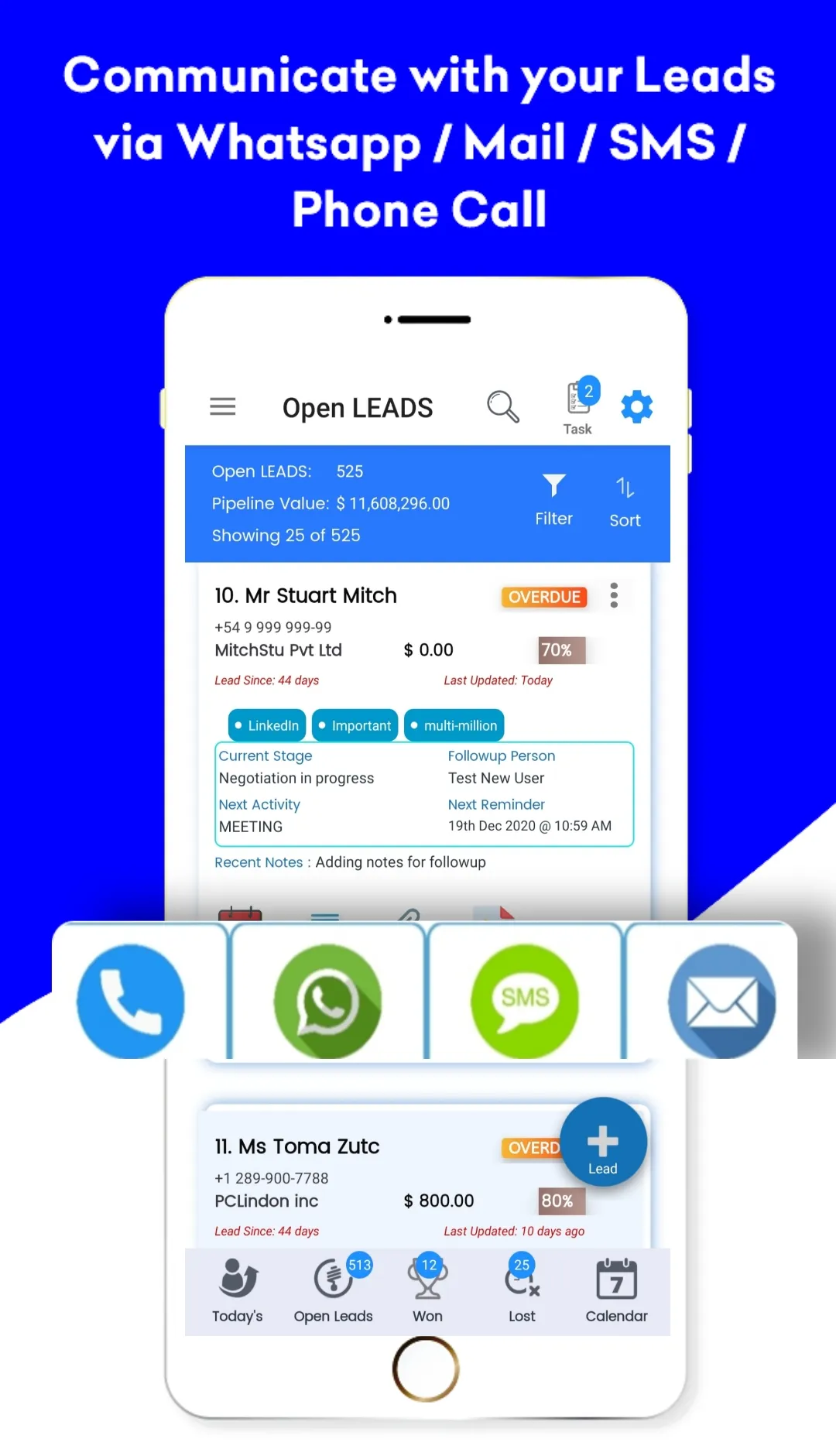 One Dollar CRM Mobile App | Indus Appstore | Screenshot