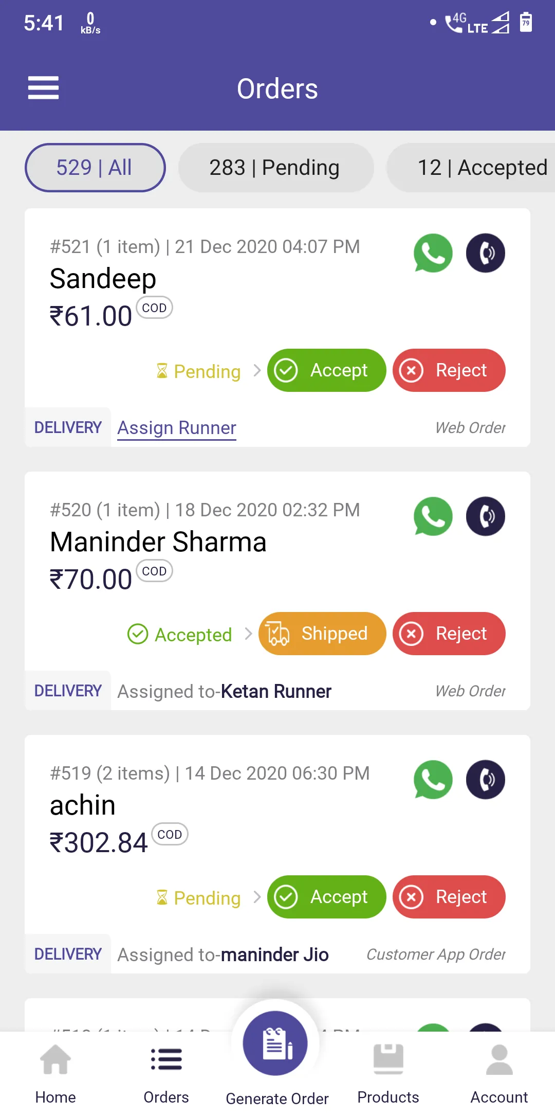 GrocersApp Admin | Indus Appstore | Screenshot