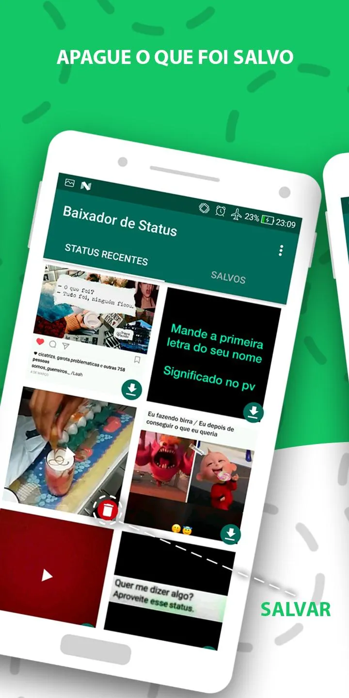 Baixador de Status | Indus Appstore | Screenshot