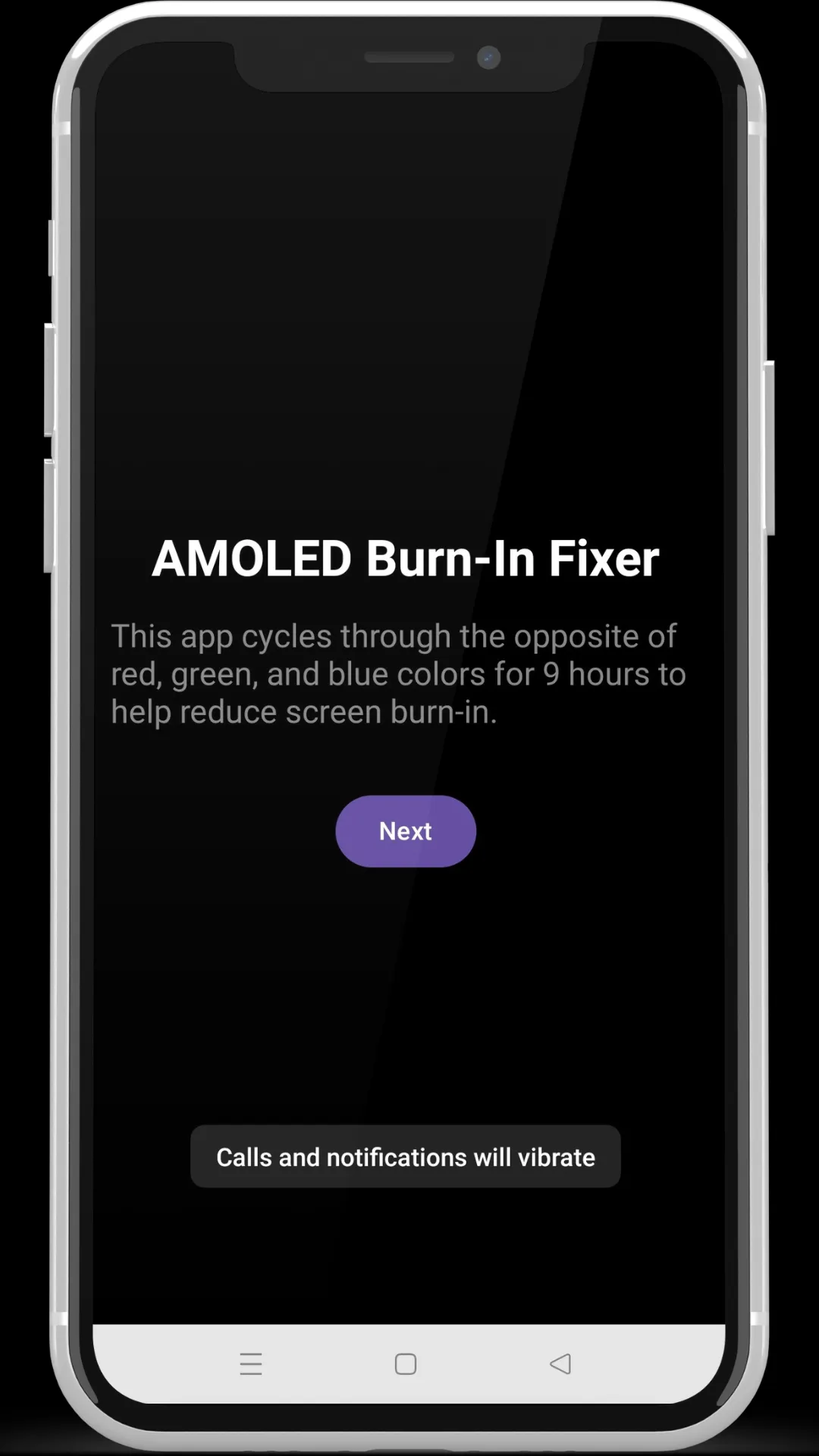 AMOLED Burn-in Fixer | Indus Appstore | Screenshot