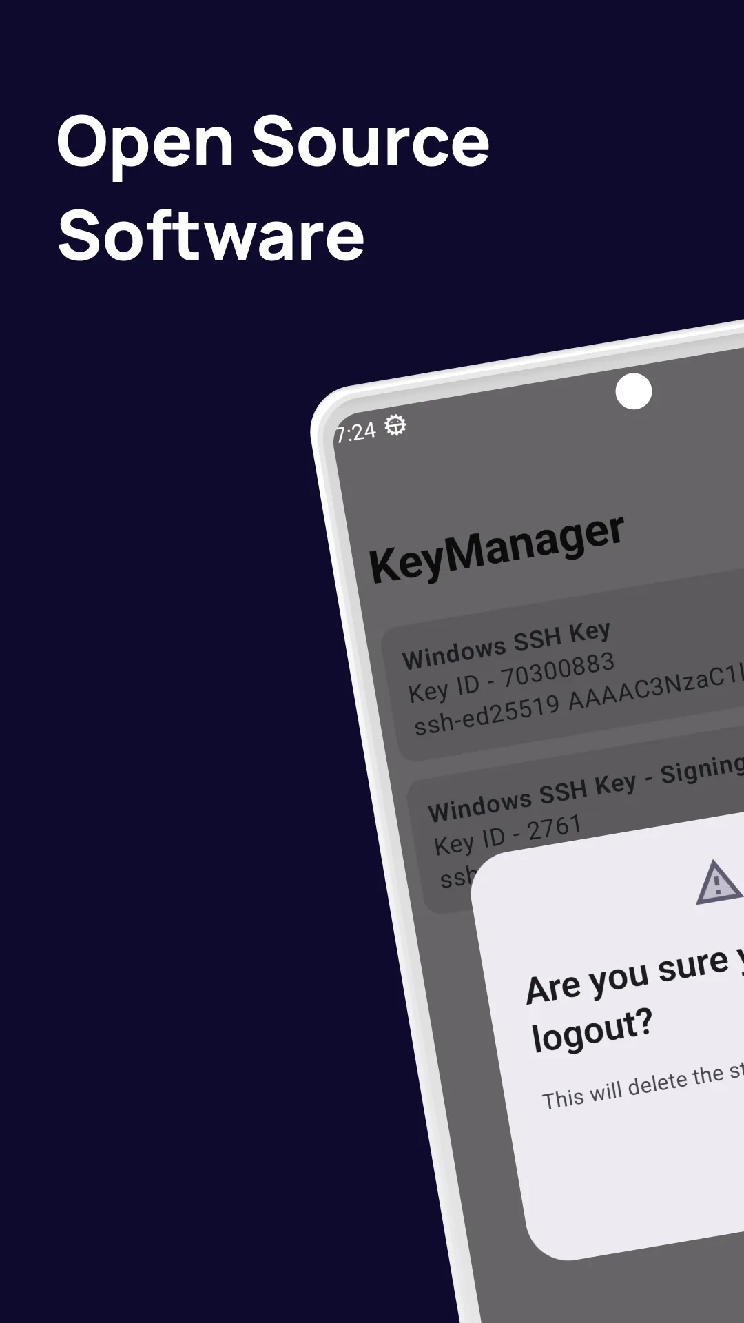 KeyManager (GitHub) | Indus Appstore | Screenshot