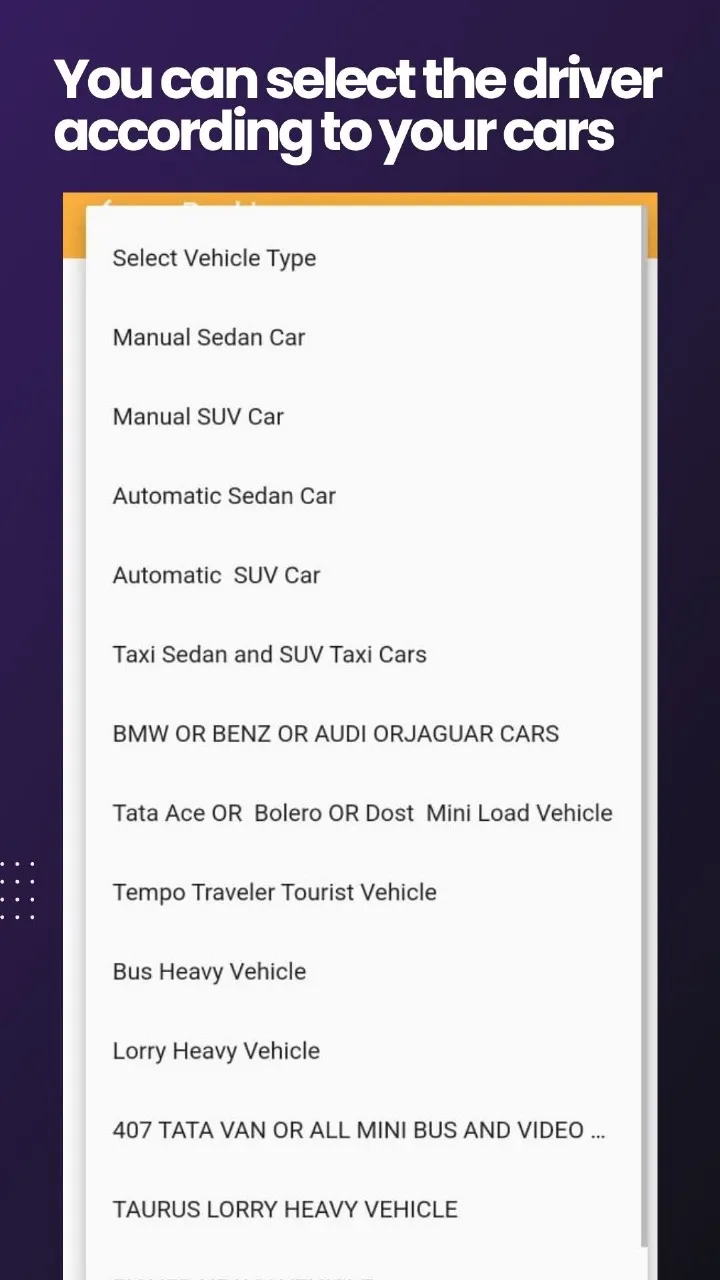 Driver Booking - JananiTravels | Indus Appstore | Screenshot