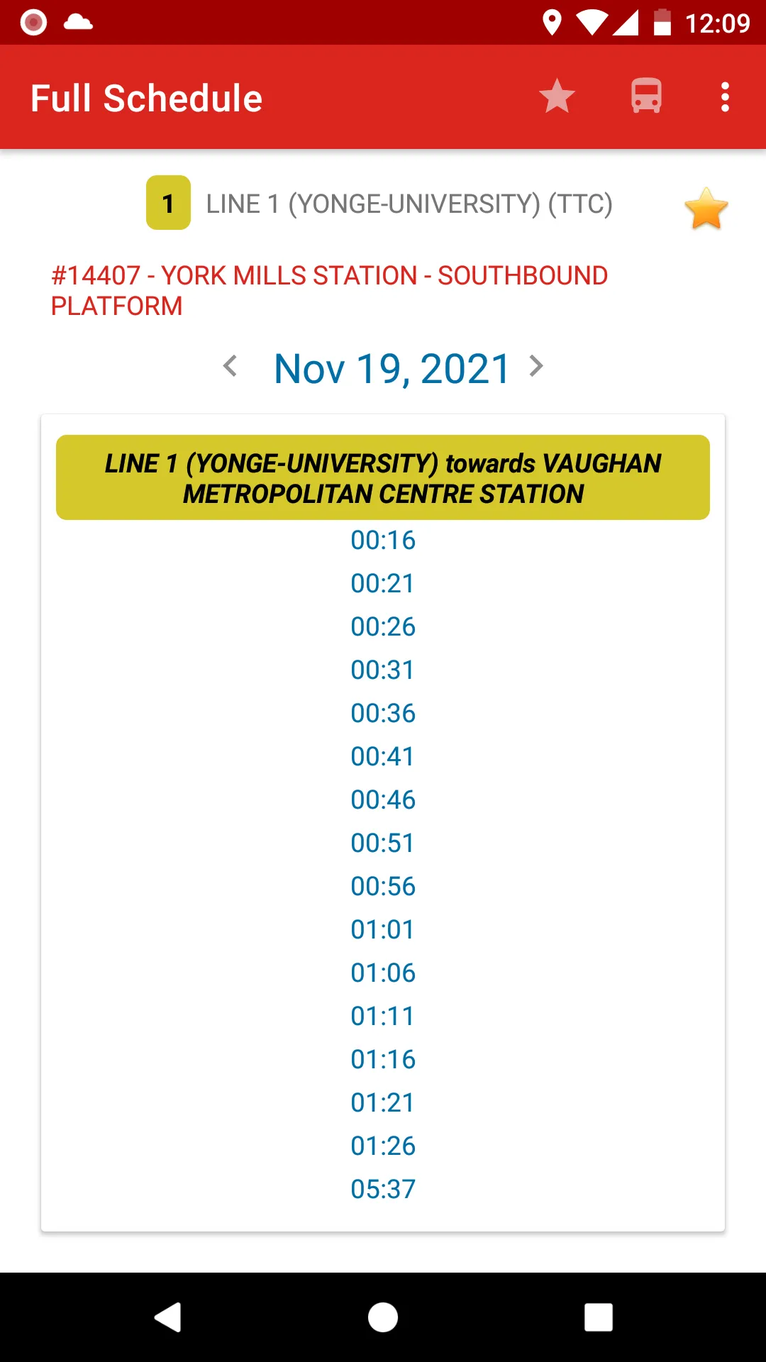 Toronto - GTA Bus Schedule | Indus Appstore | Screenshot