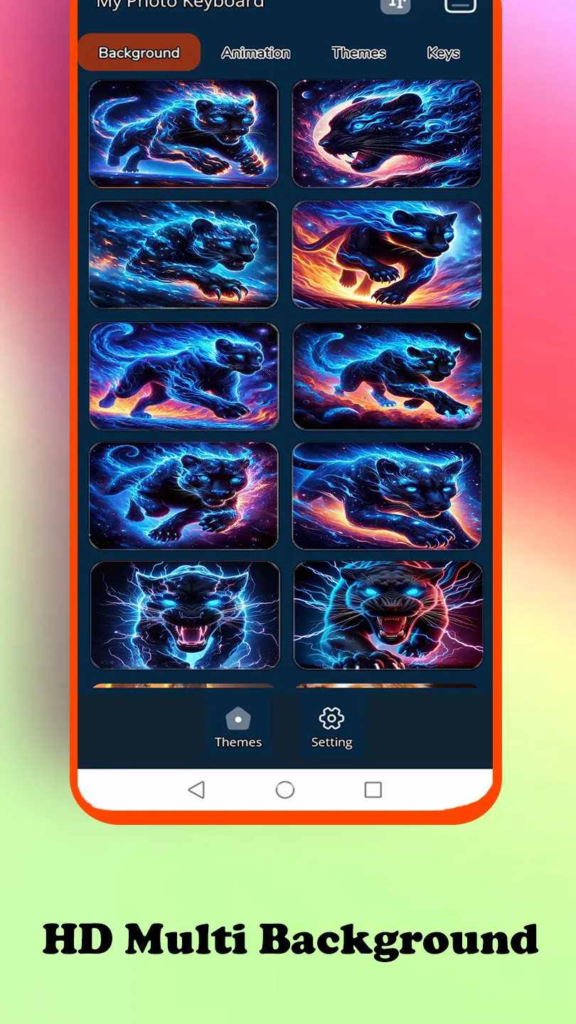 Black Panther Keyboard | Indus Appstore | Screenshot