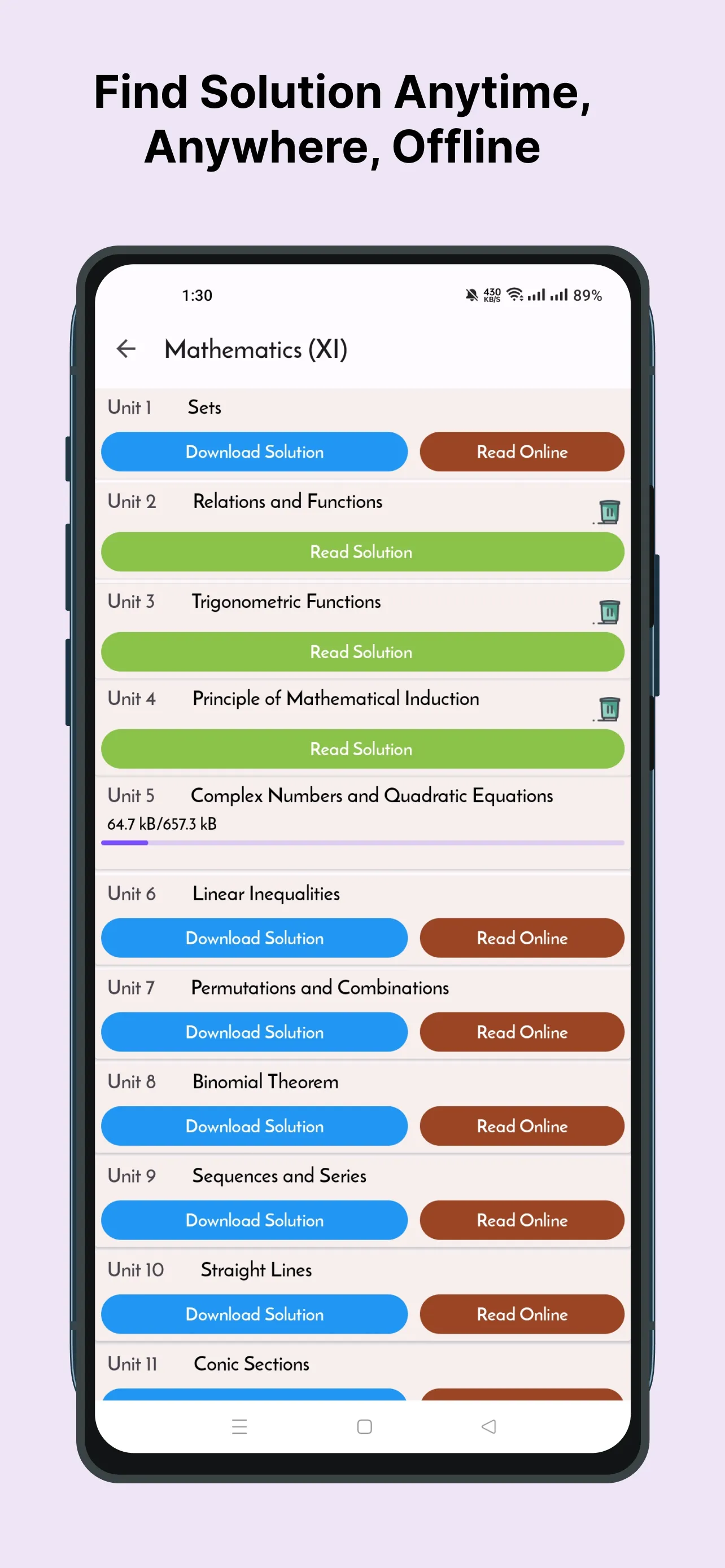 Class 11 NCERT Solutions | Indus Appstore | Screenshot