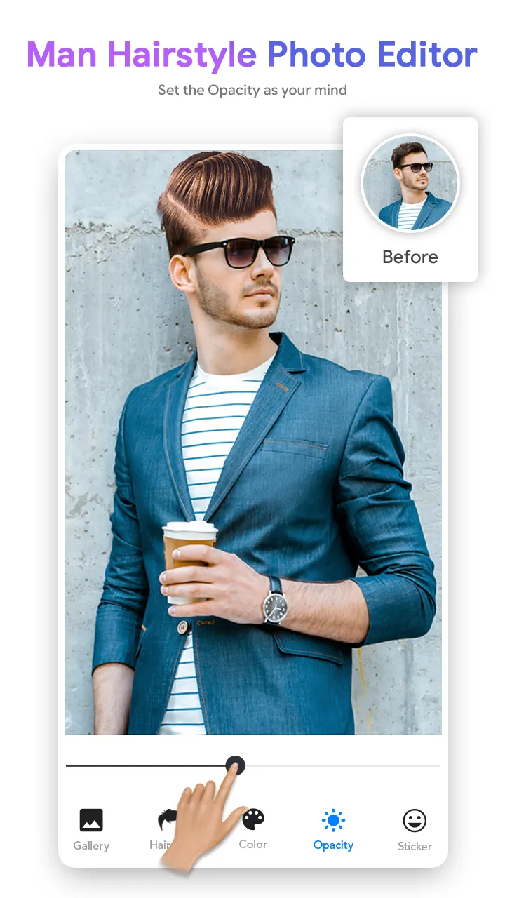 Man Hairstyle Photo Editor | Indus Appstore | Screenshot