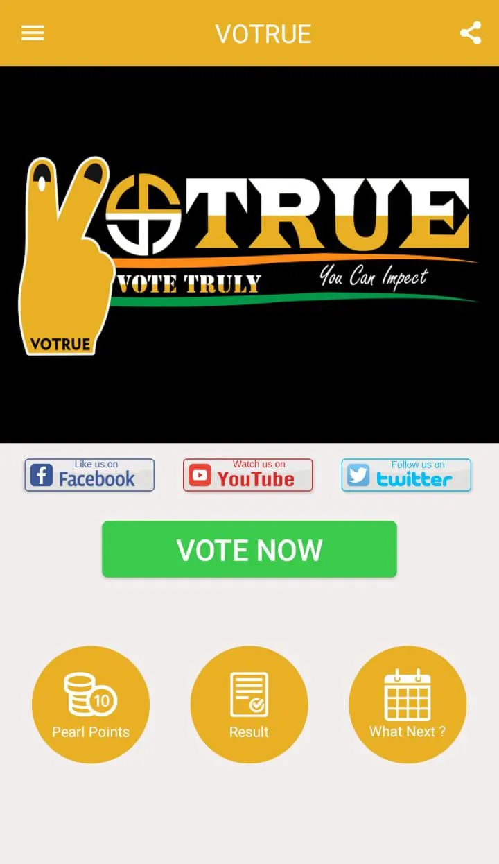 Votrue voting app | Indus Appstore | Screenshot