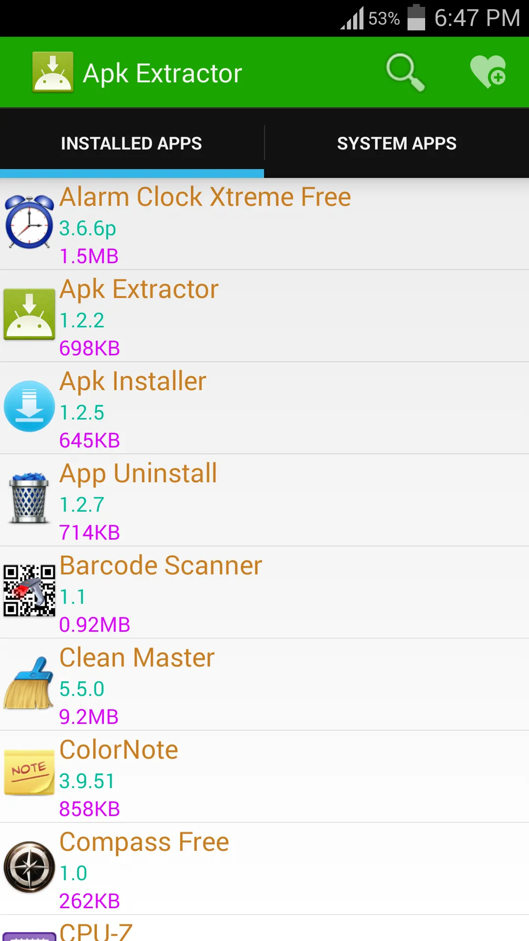 Apk Extractor | Indus Appstore | Screenshot