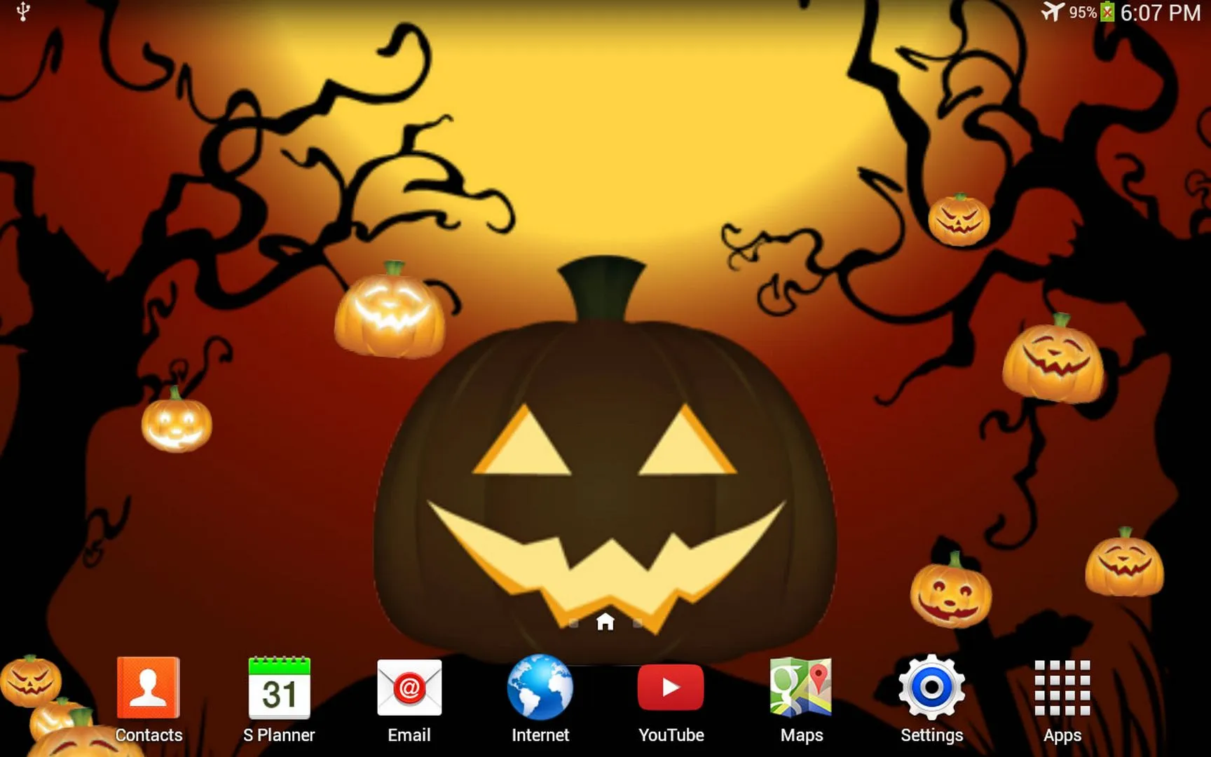 Halloween Pumpkin Live WP | Indus Appstore | Screenshot