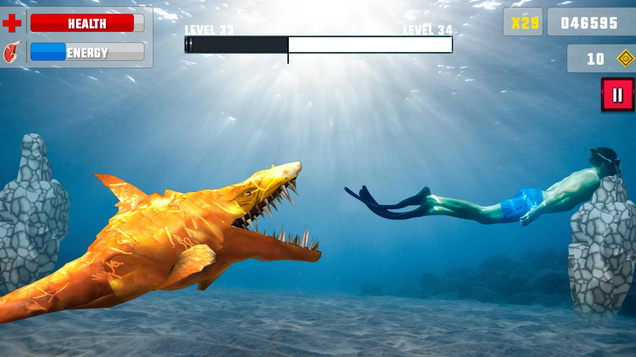 Shark Attack Fish Hungry Games | Indus Appstore | Screenshot