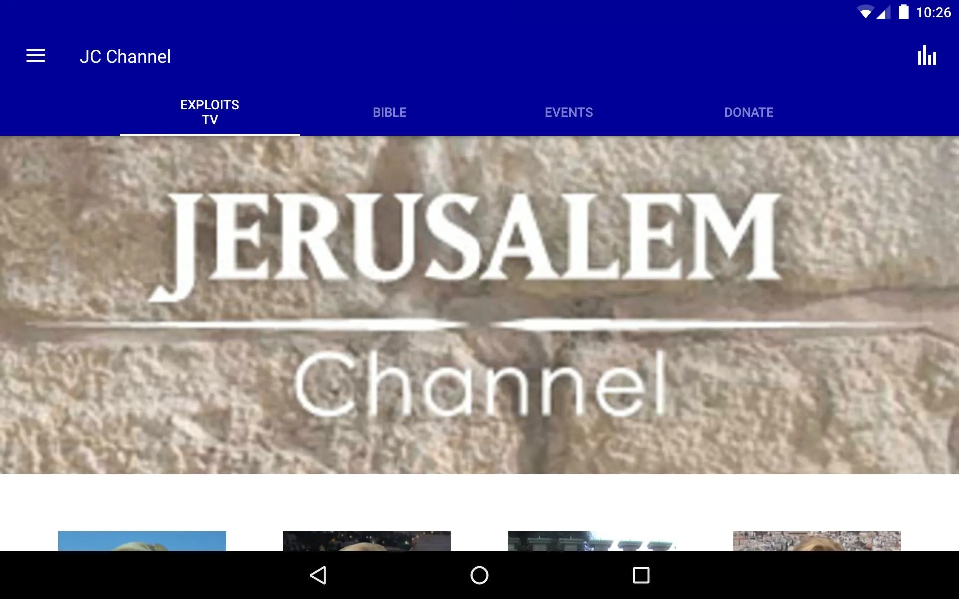 The Jerusalem Channel | Indus Appstore | Screenshot