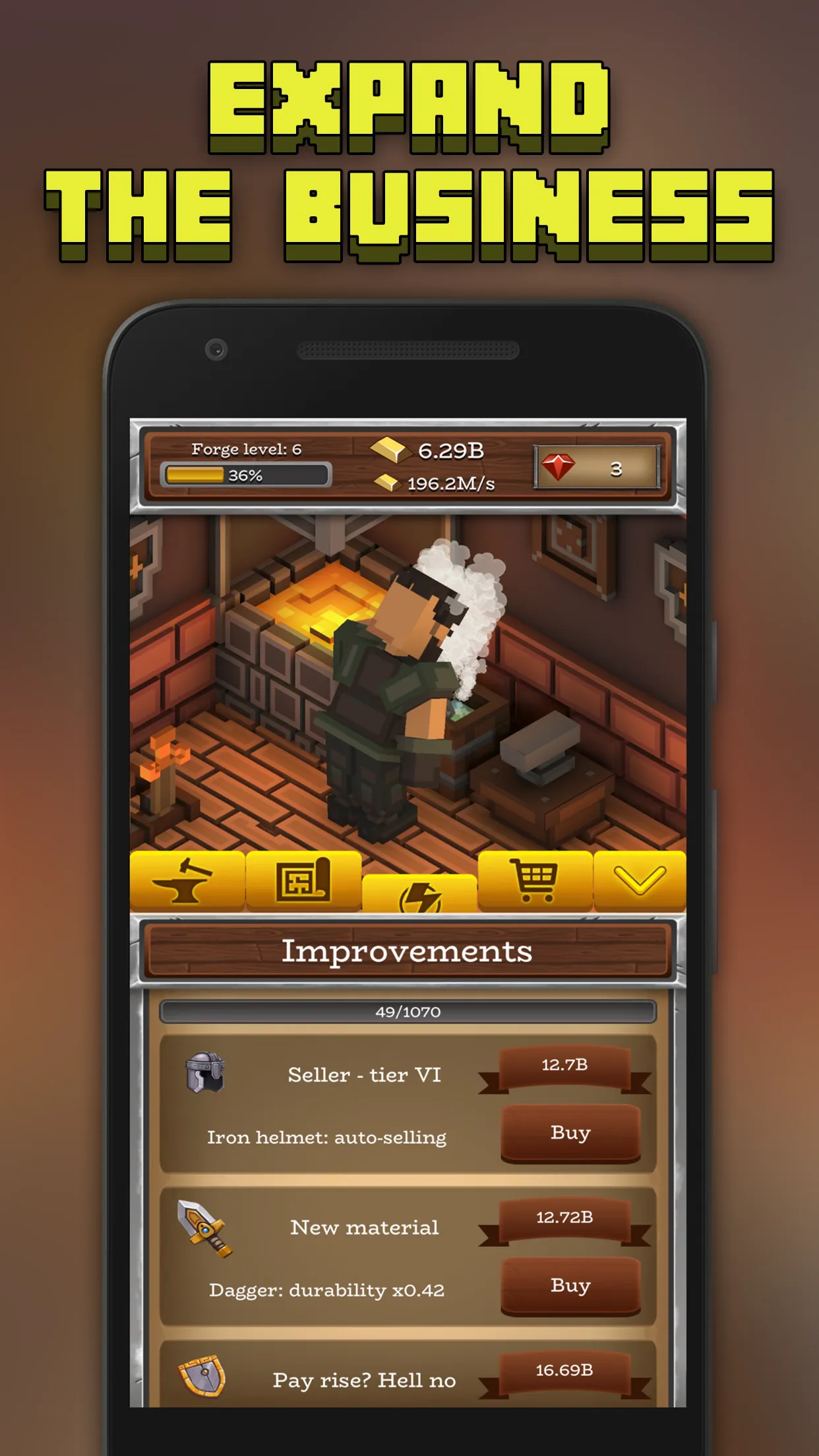 ForgeCraft - Crafting Tycoon | Indus Appstore | Screenshot