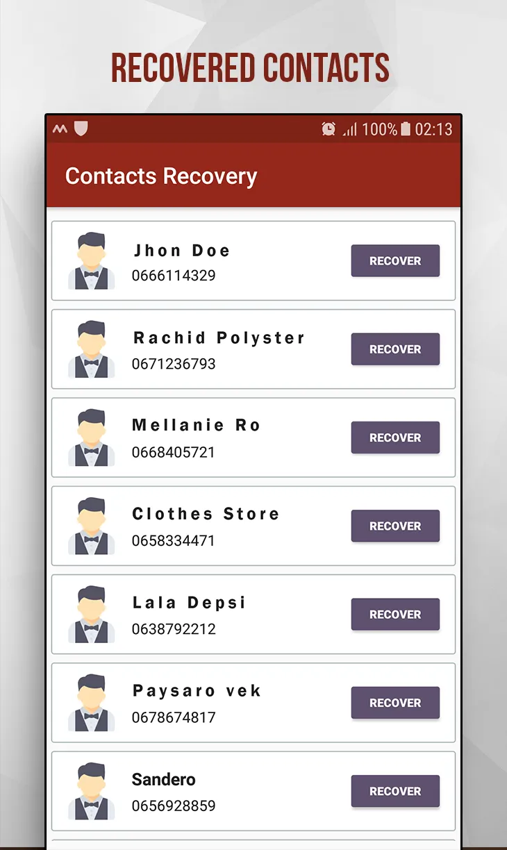 Recover Deleted Contacts | Indus Appstore | Screenshot