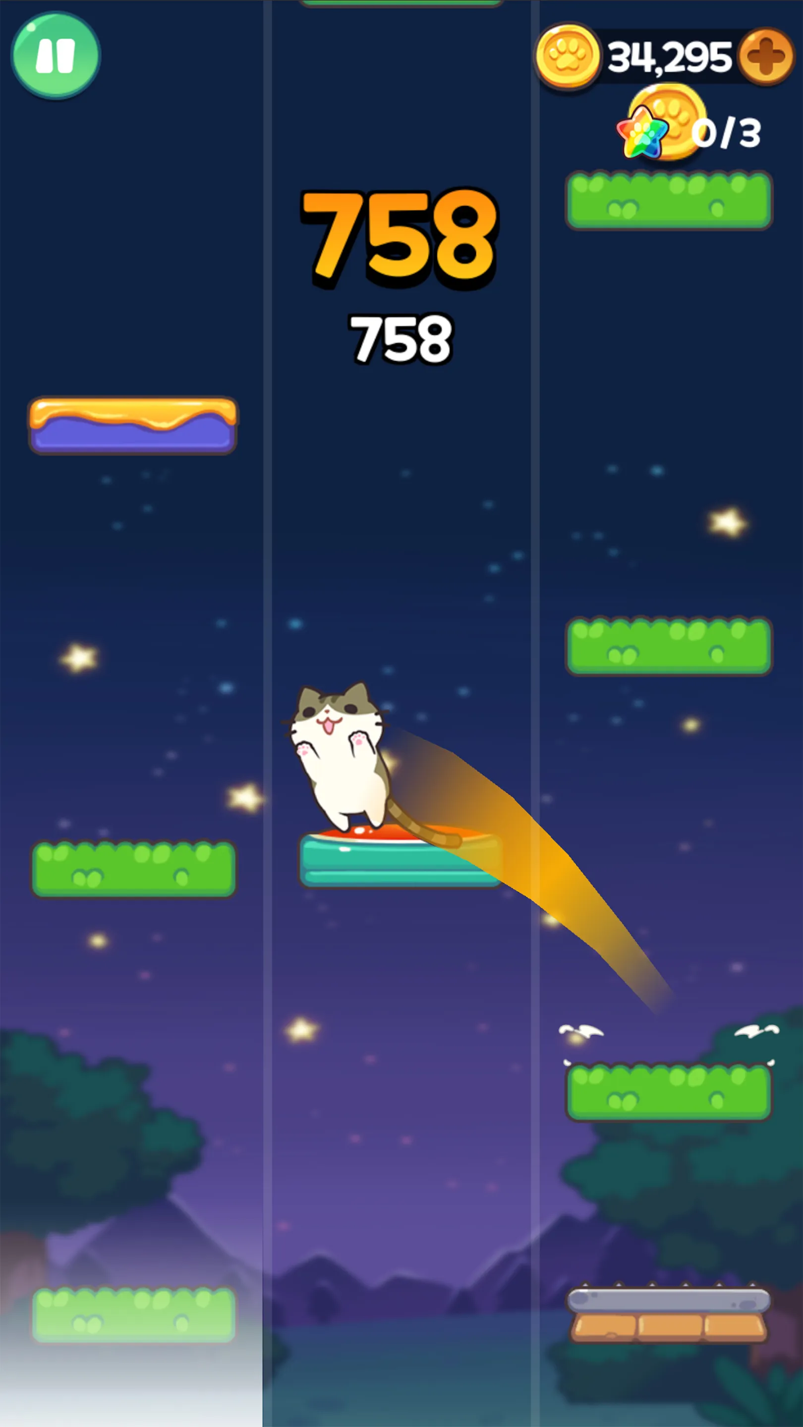 Cat&Friends! Jumping Away! | Indus Appstore | Screenshot