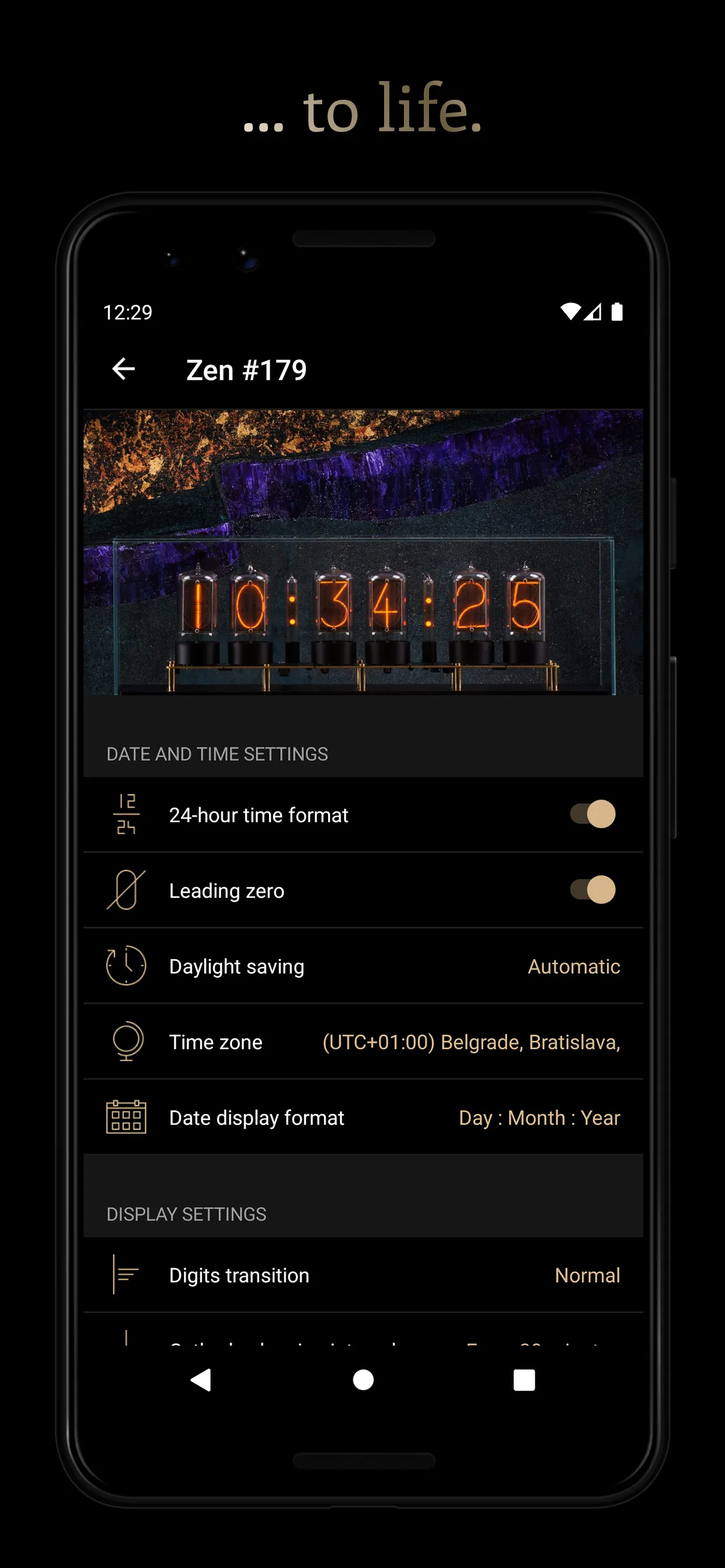 Nixie Clocks | Indus Appstore | Screenshot