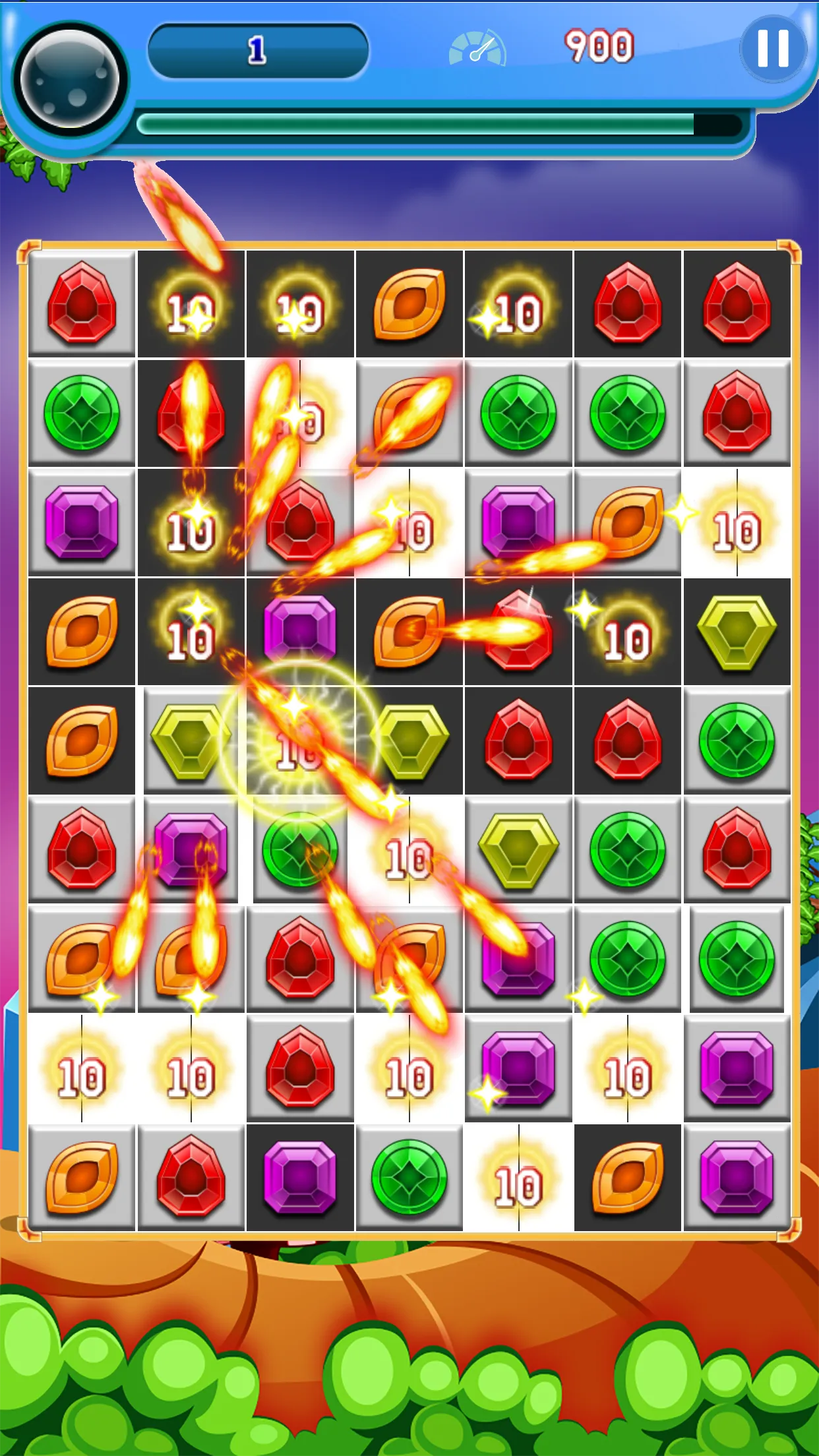 Magic Gems - Match 3 Puzzles | Indus Appstore | Screenshot