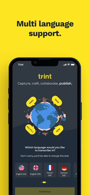 Trint | Indus Appstore | Screenshot