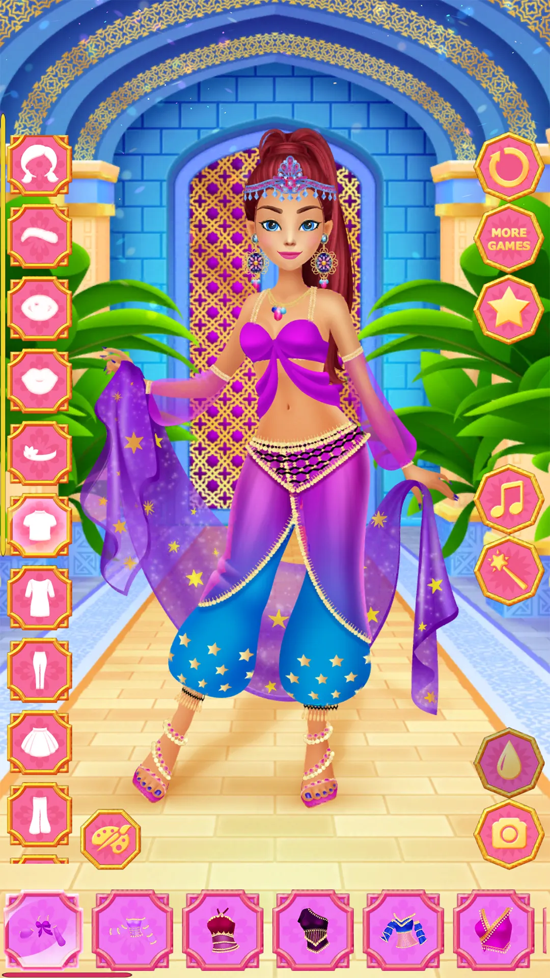 Arabian Princess Dress Up Game | Indus Appstore | Screenshot