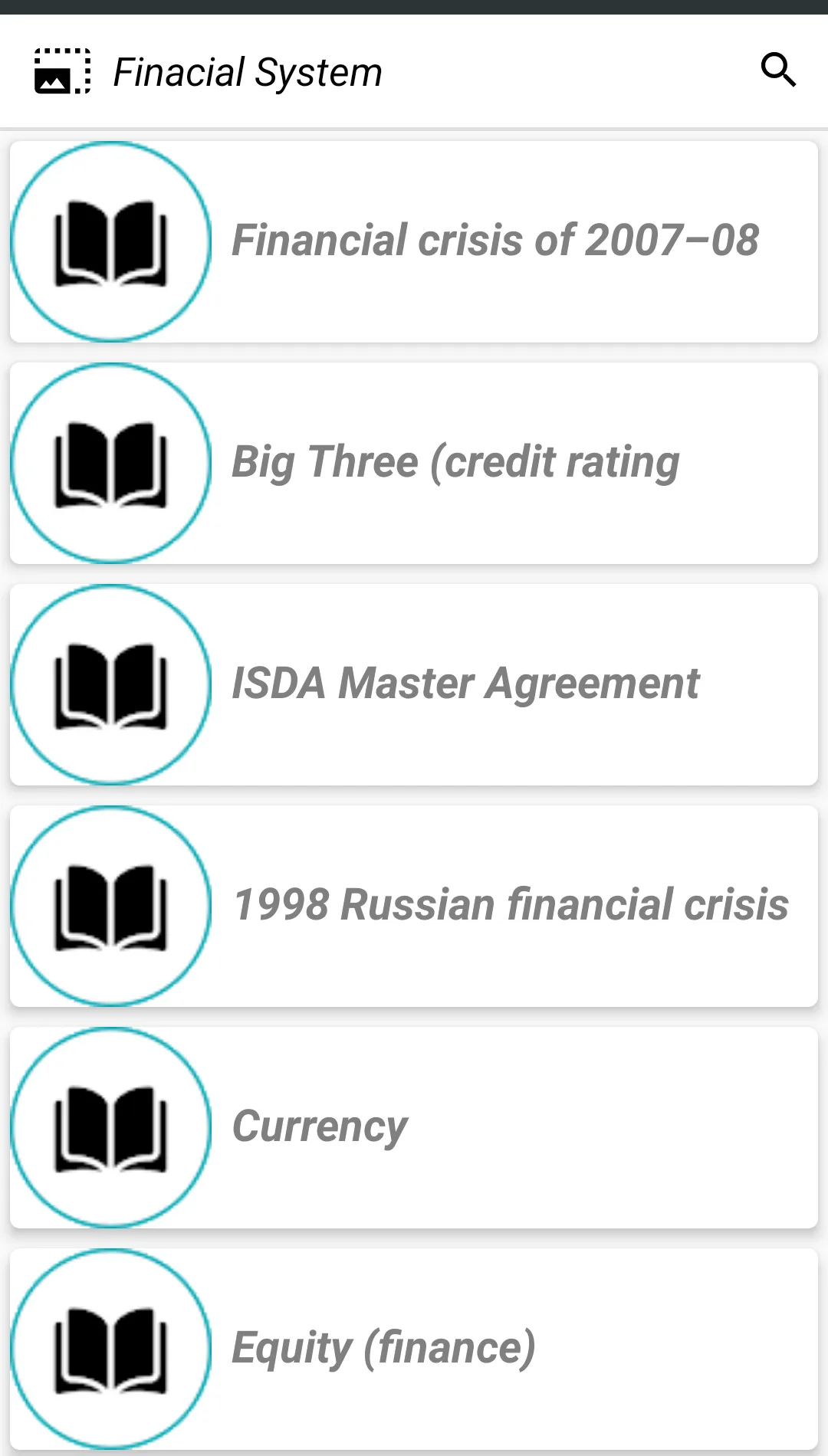 Financial System | Indus Appstore | Screenshot