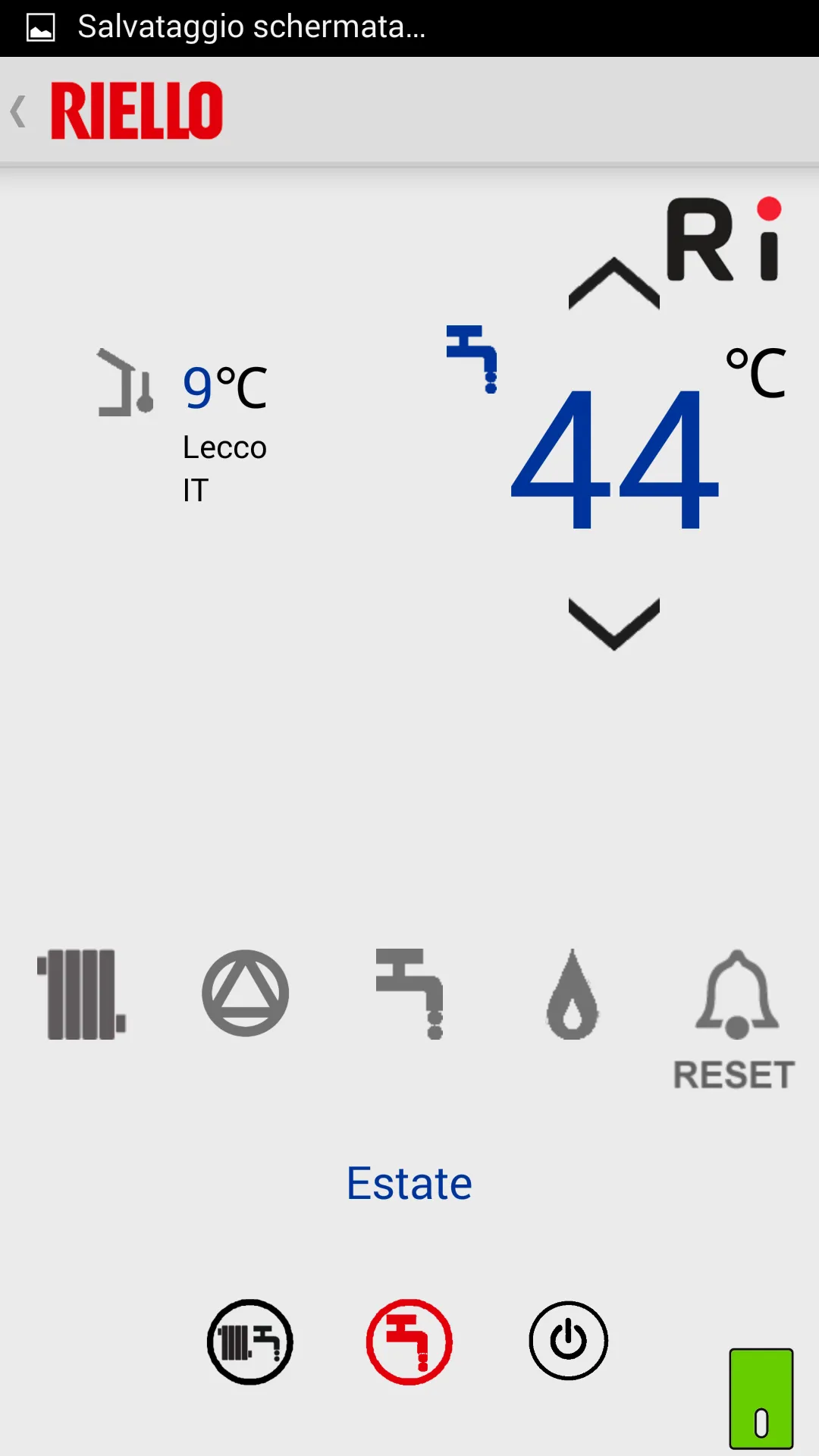 RiCLOUD Thermostat | Indus Appstore | Screenshot