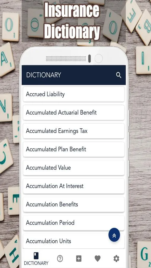 Insurance Dictionary Offline | Indus Appstore | Screenshot