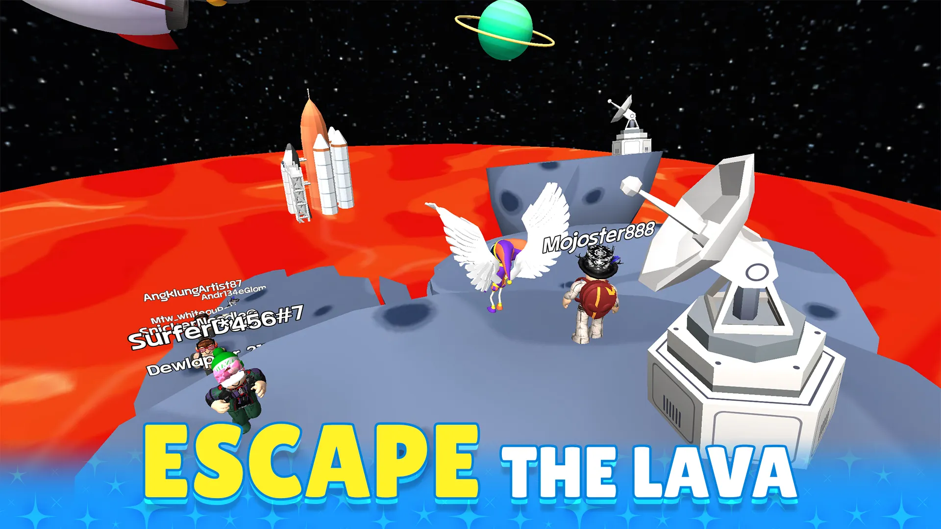 Obby Block World: Lava Fall | Indus Appstore | Screenshot