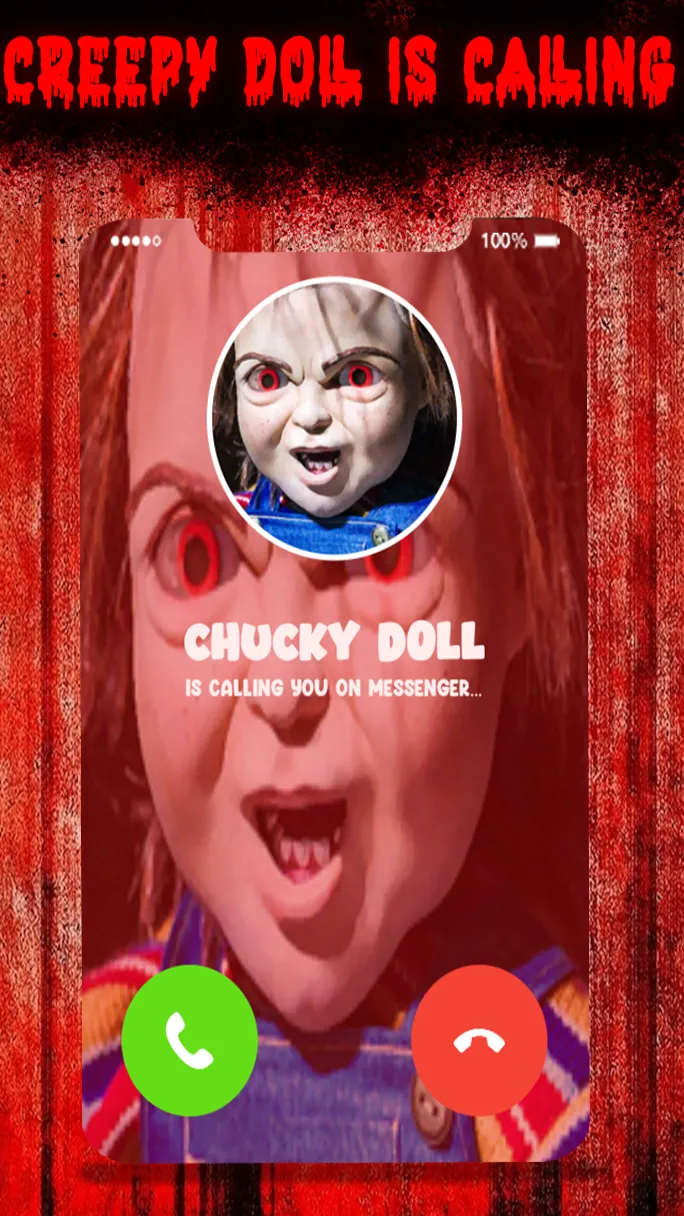 Creepy chucky Doll Video call | Indus Appstore | Screenshot