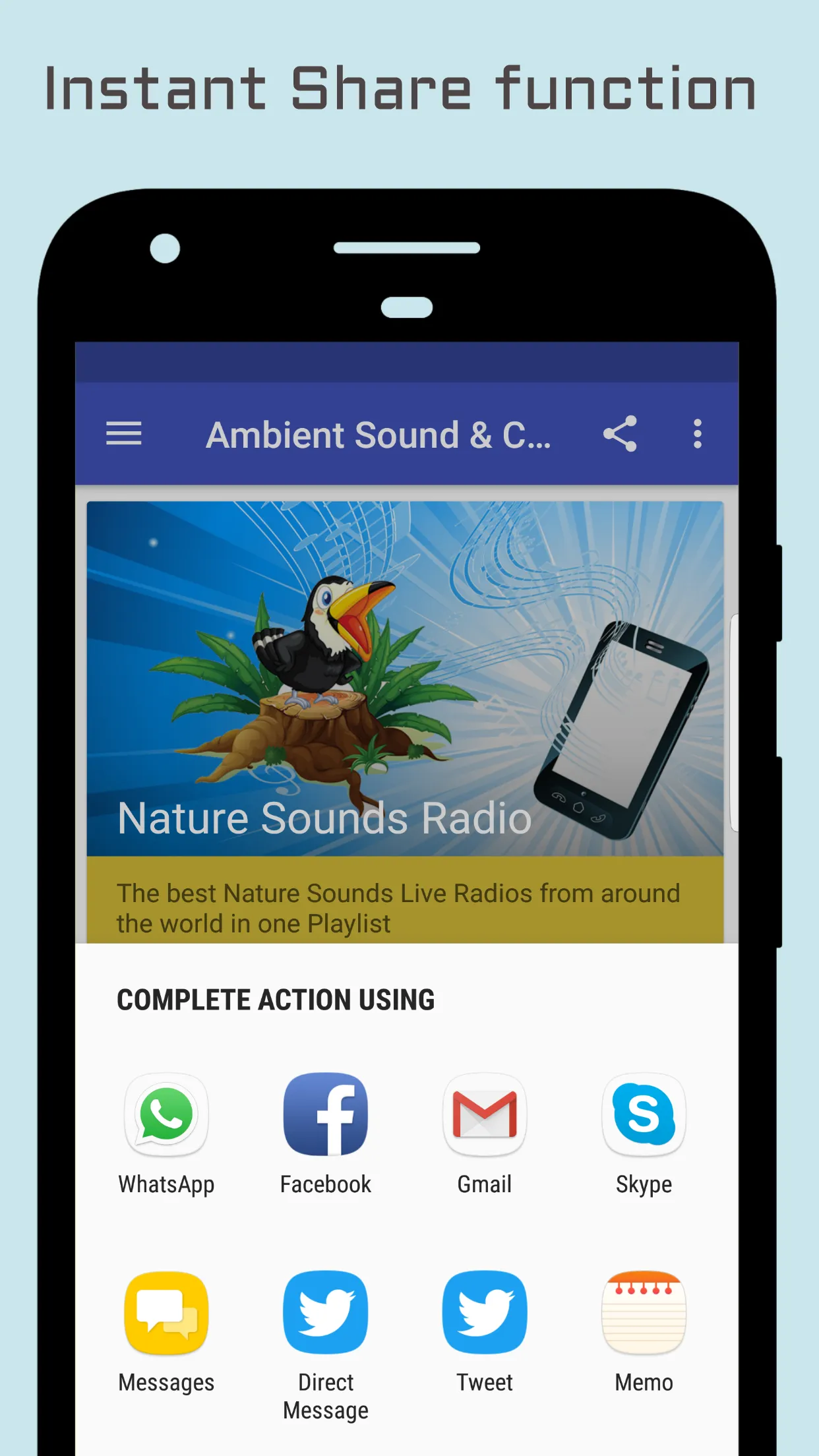 Ambient Sounds Chillout Radio | Indus Appstore | Screenshot