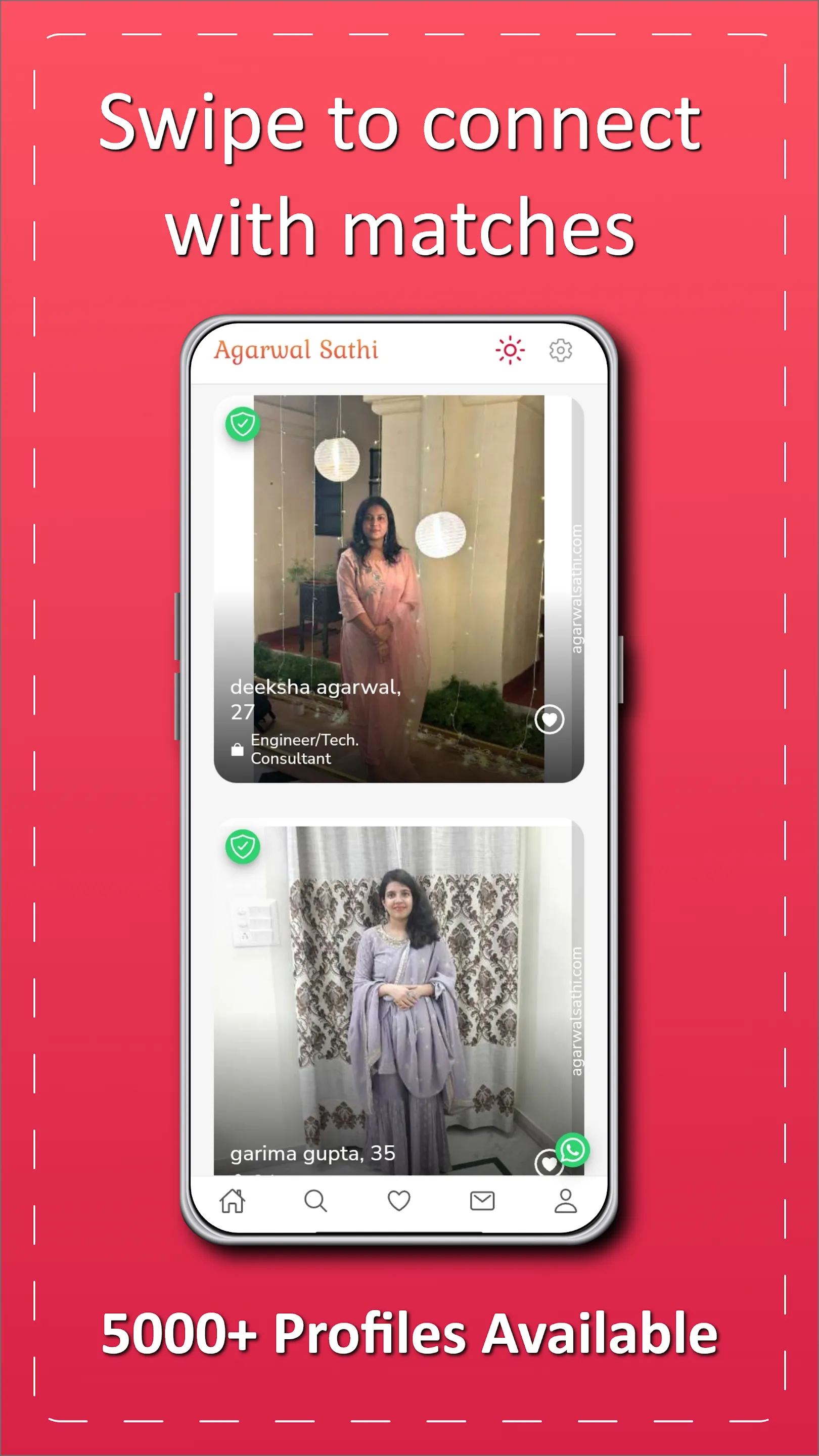 Agarwal Sathi - Matrimony App | Indus Appstore | Screenshot